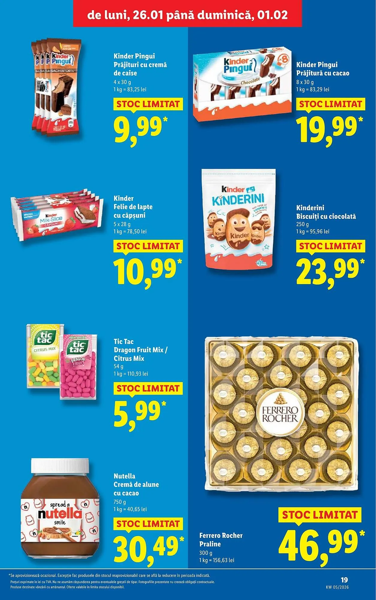 Catalog Catalog Lidl de la 26 ianuarie până la 1 februarie 2026 - Revista Pagina 19