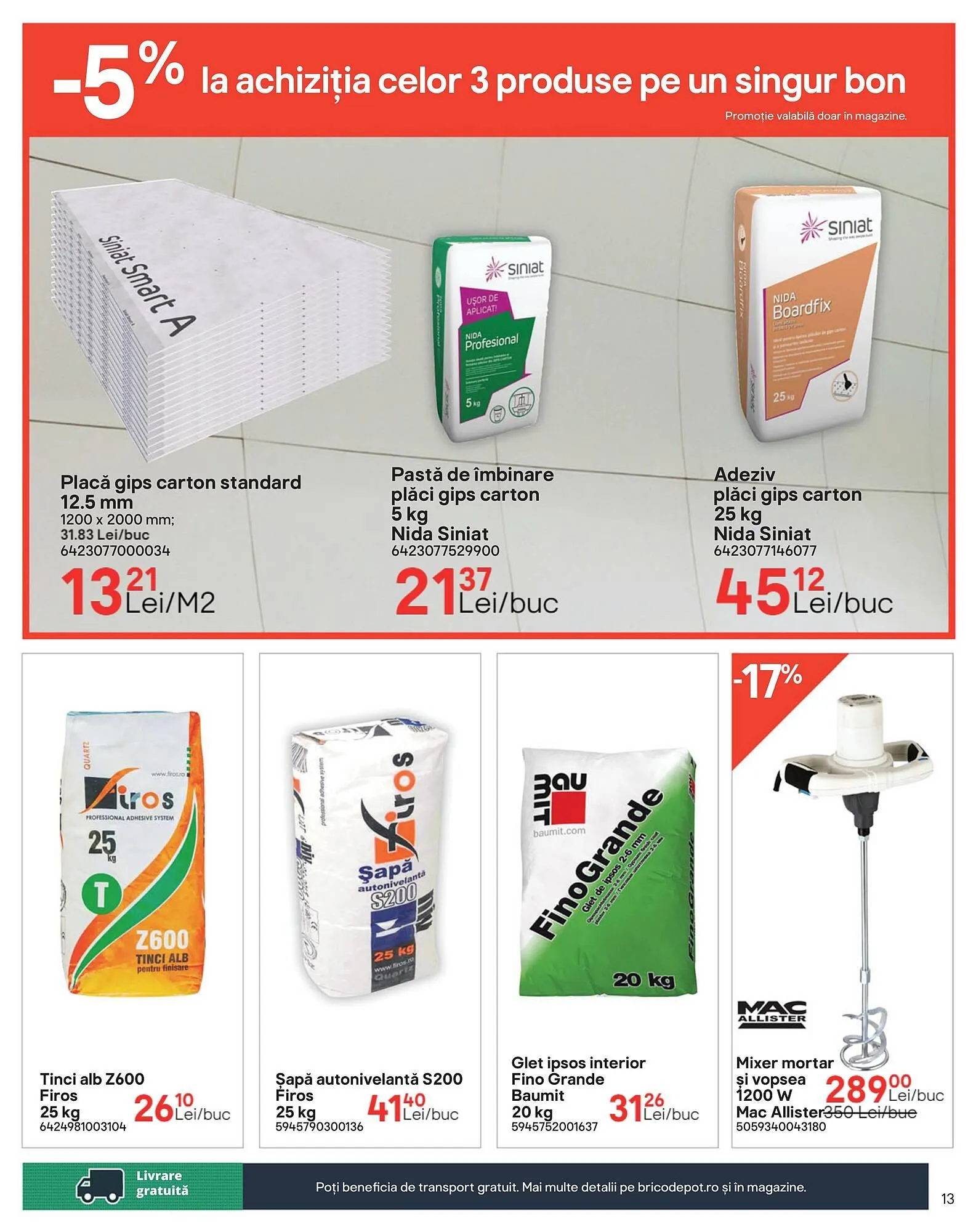 Catalog Brico Depôt catalog de la 4 aprilie până la 30 aprilie 2024 - Revista Pagina 13