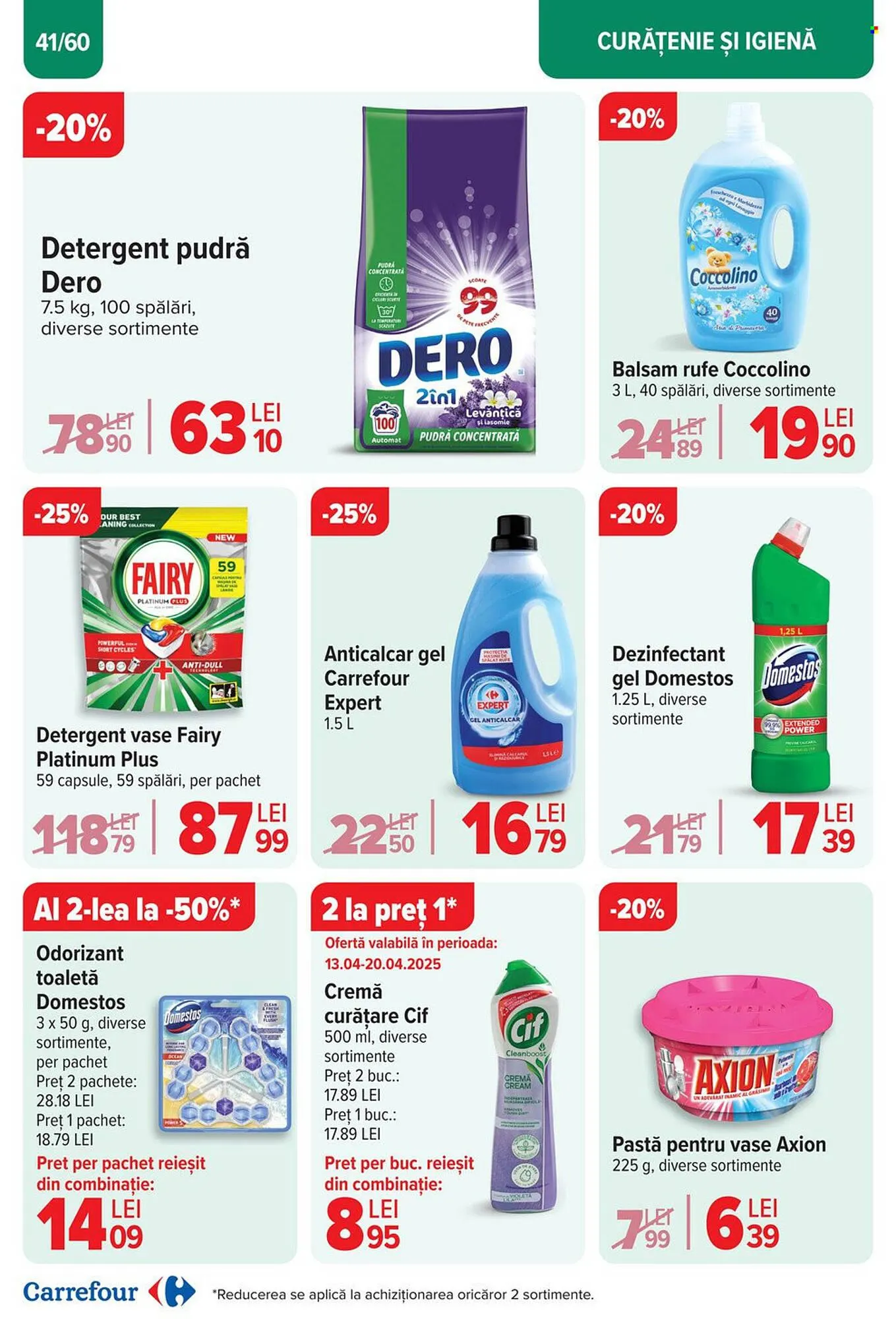 Catalog Catalog Carrefour de la 14 aprilie până la 22 aprilie 2025 - Revista Pagina 40