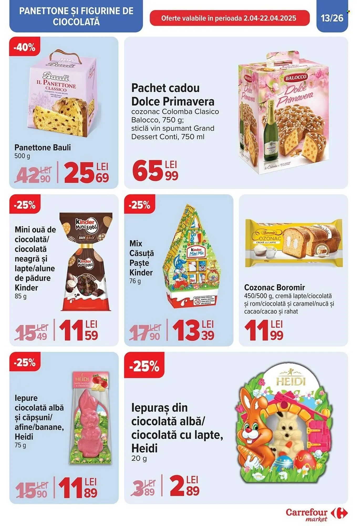Catalog Catalog Carrefour Market de la 14 aprilie până la 22 aprilie 2025 - Revista Pagina 13