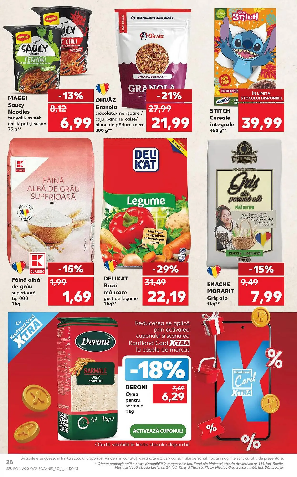 Catalog Catalog Kaufland de la 13 mai până la 19 mai 2026 - Revista Pagina 28