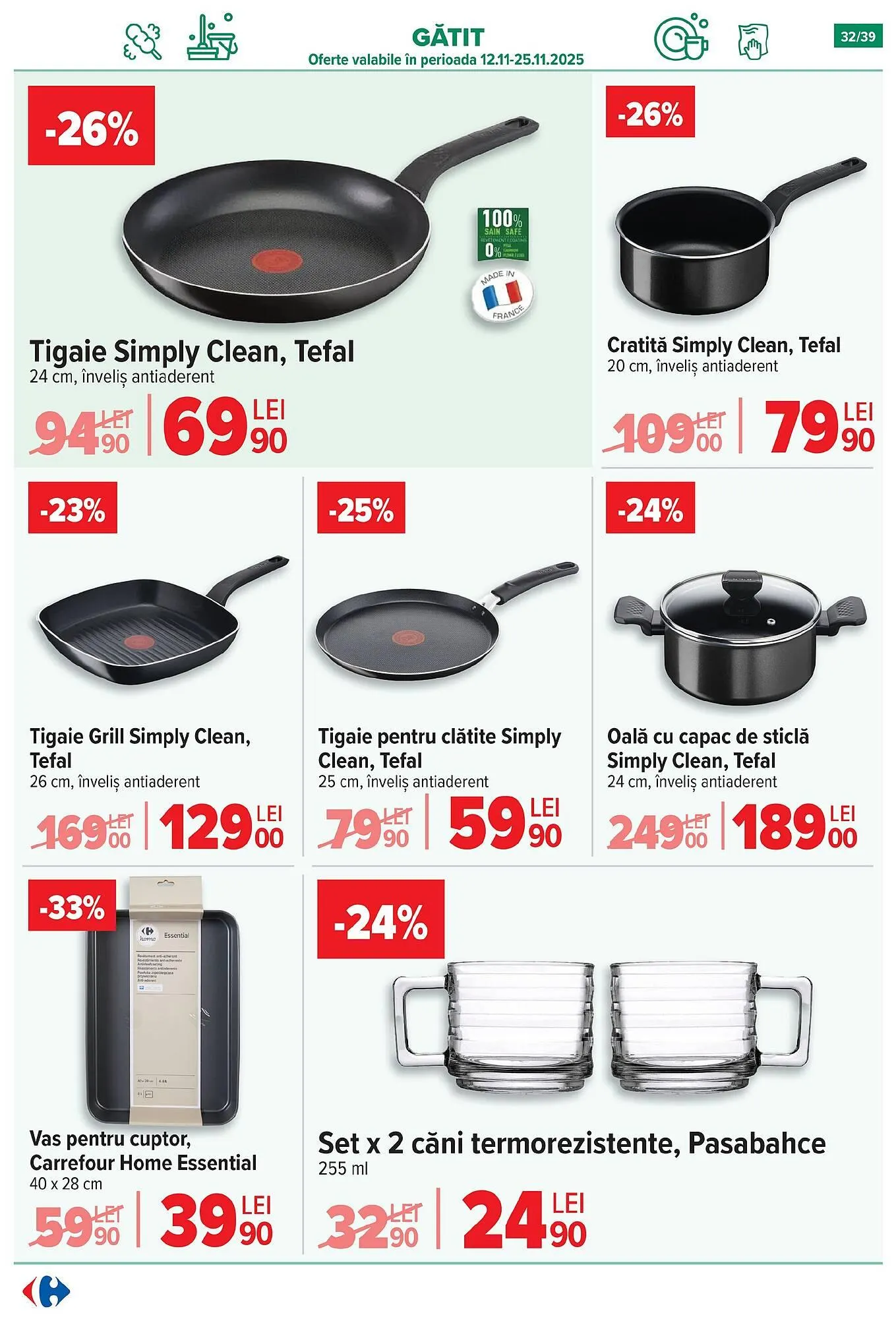 Catalog Catalog Carrefour de la 19 noiembrie până la 25 noiembrie 2025 - Revista Pagina 32