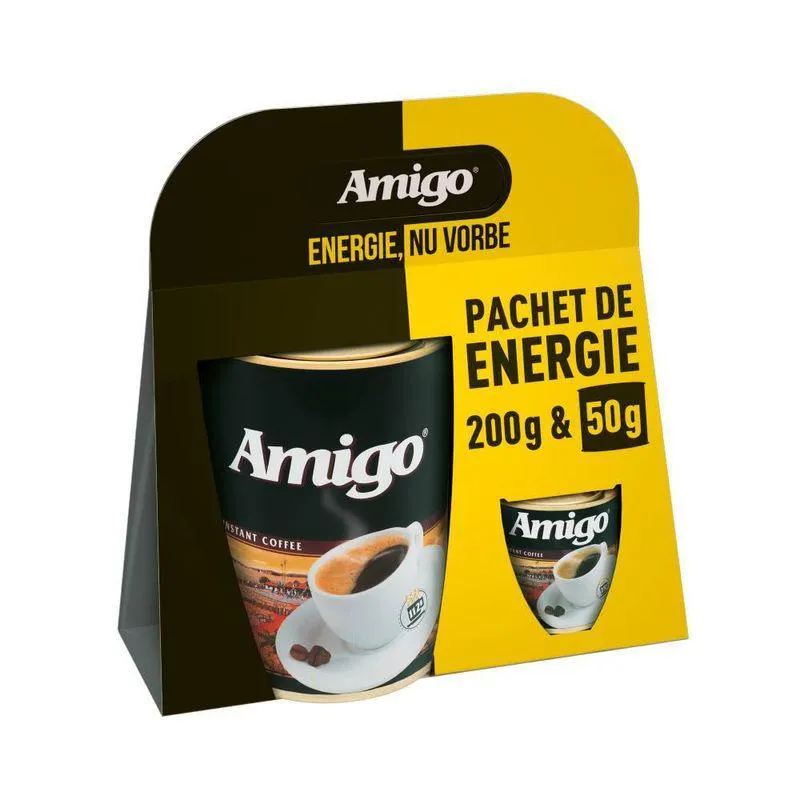 Cafea solubila Amigo, 200g + 50g