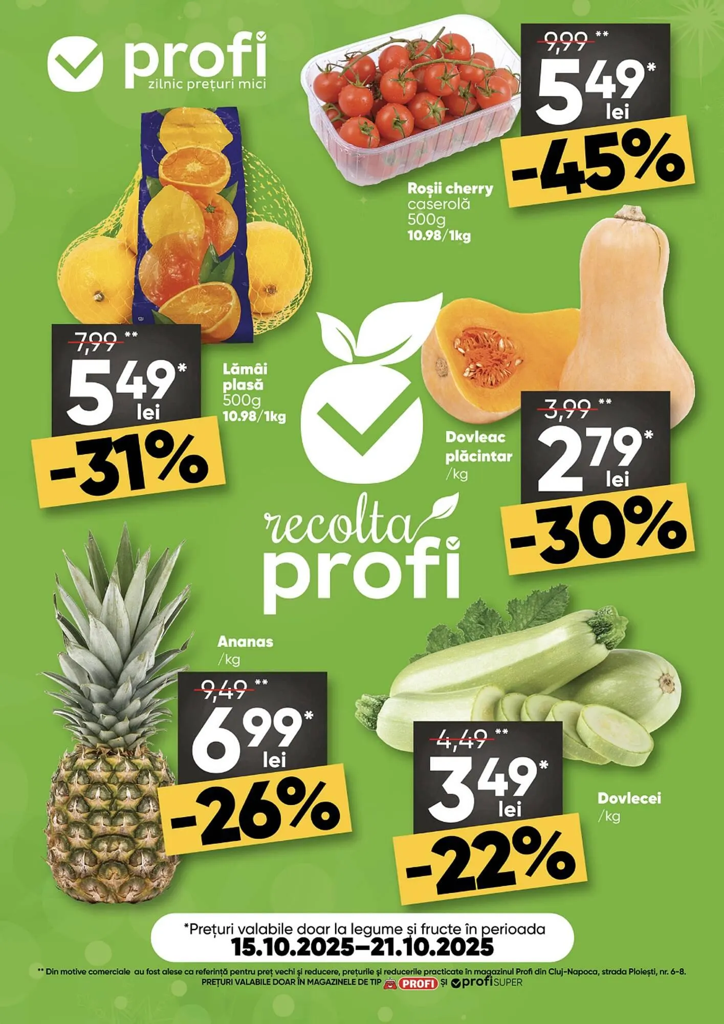 Catalog Catalog PROFI de la 15 octombrie până la 21 octombrie 2025 - Revista Pagina 1