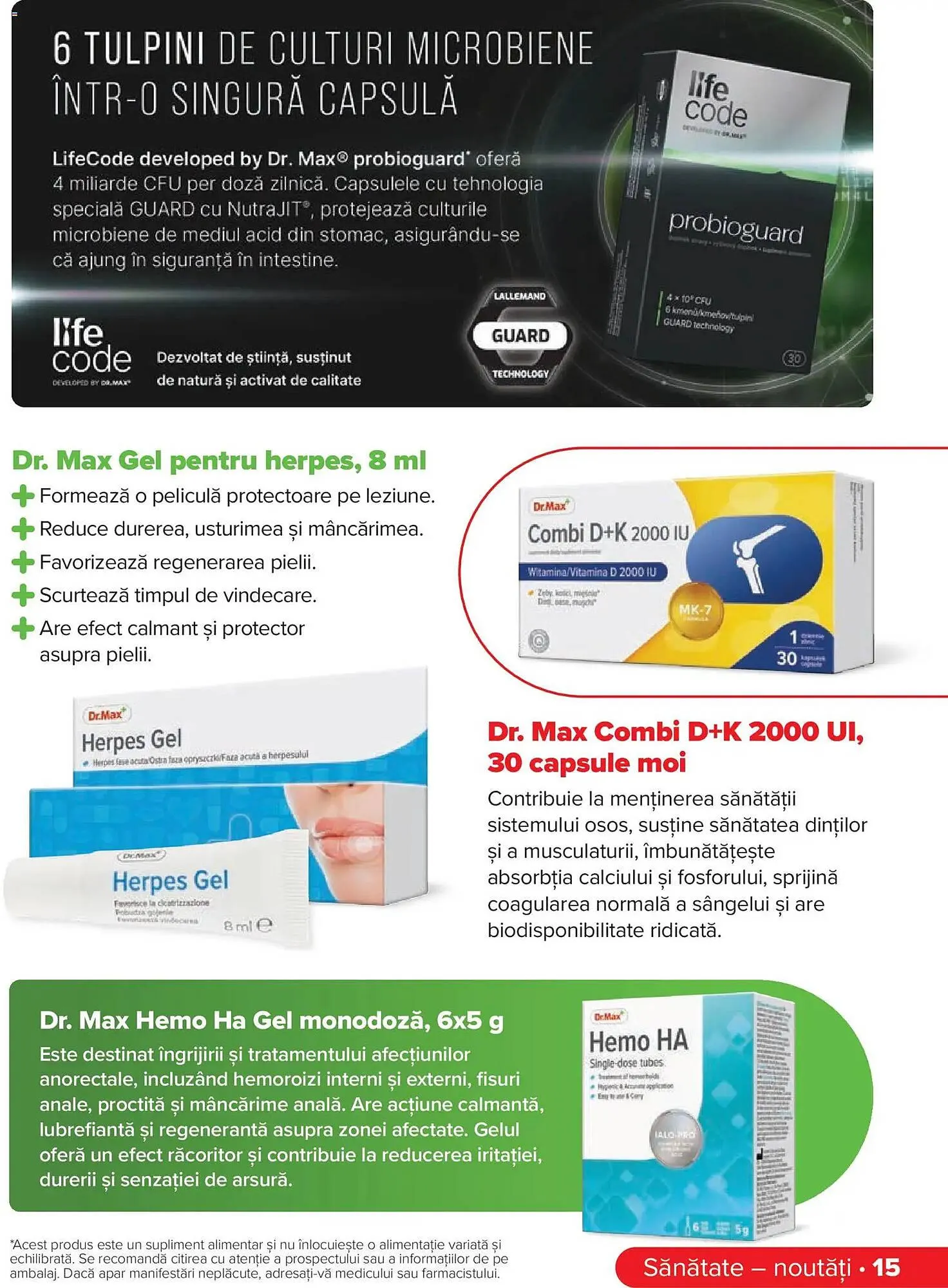 Catalog Catalog Dr.Max de la 28 februarie până la 31 mai 2026 - Revista Pagina 15