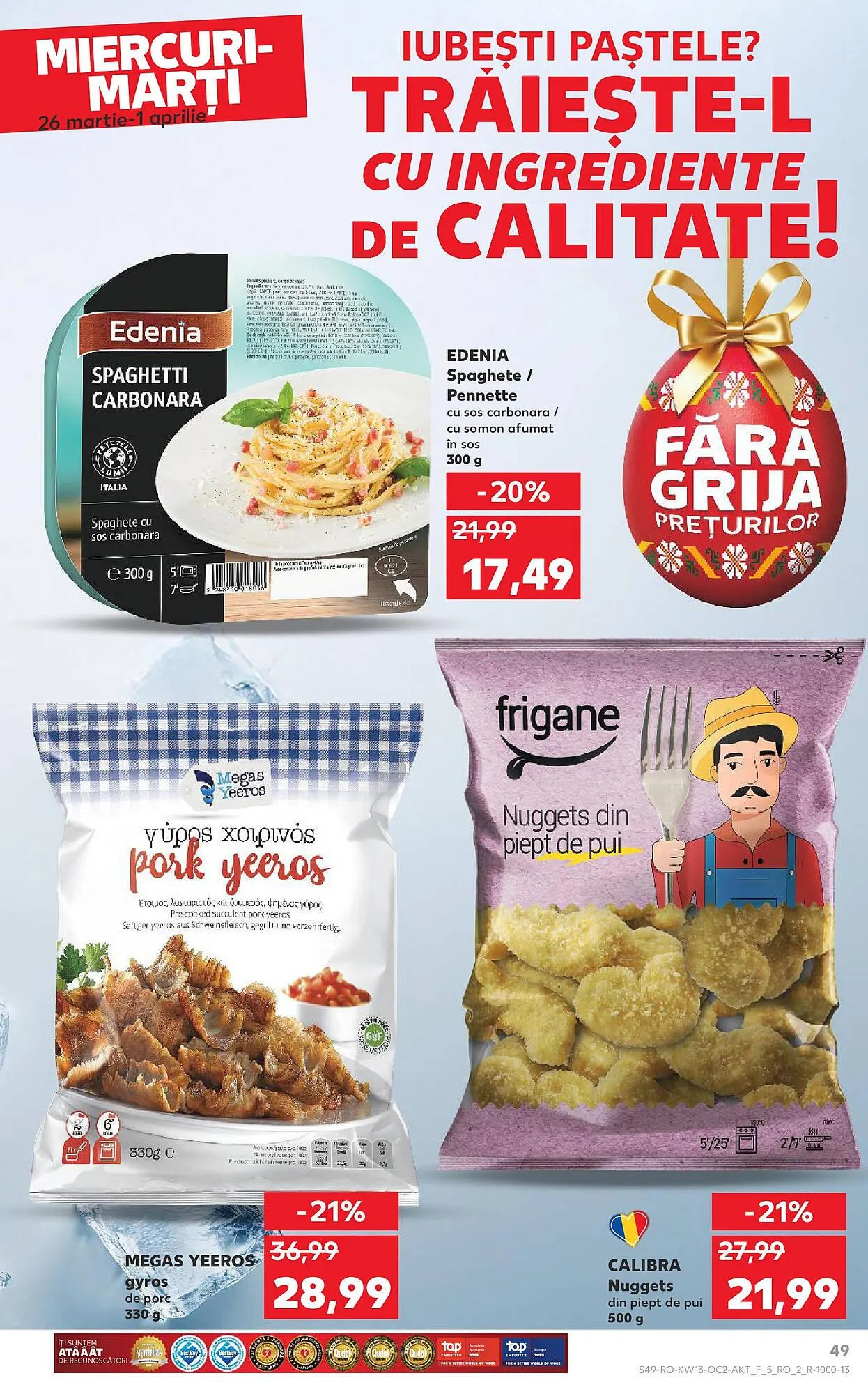 Catalog Catalog Kaufland de la 25 martie până la 30 martie 2025 - Revista Pagina 49