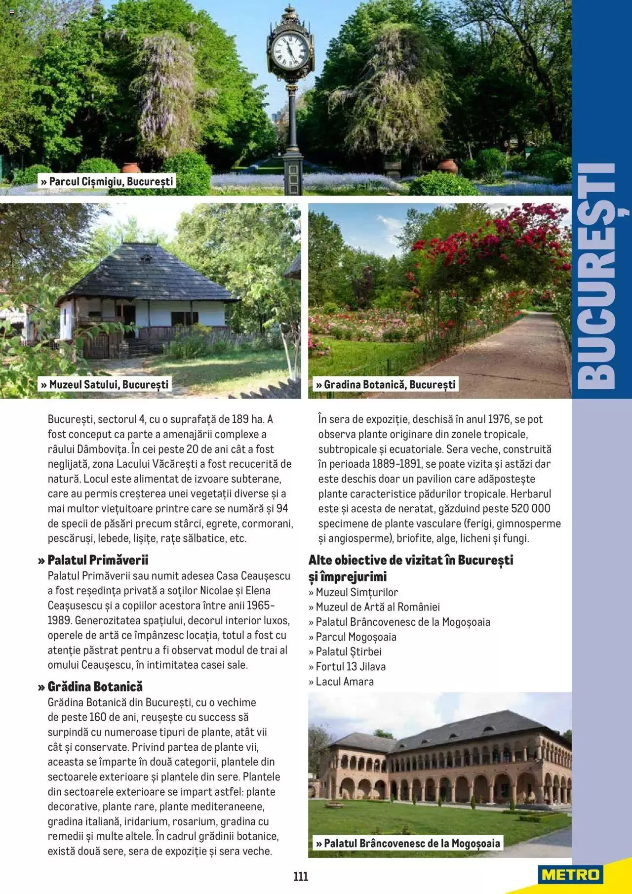 Catalog Metro - Ghid de călătorie - România, 2022 de la 4 iulie până la 31 decembrie 2023 - Revista Pagina 111