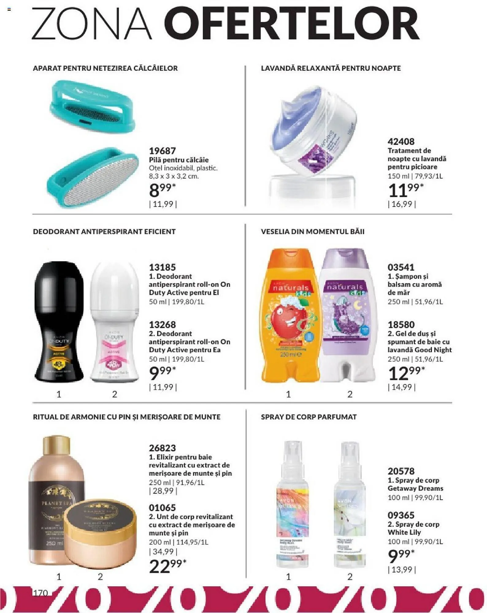 Catalog Avon catalog de la 1 octombrie până la 31 octombrie 2023 - Revista Pagina 172