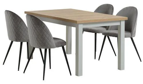 MARKSKEL 150/193 gri + 4 KOKKEDAL catifea