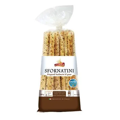 LA MOLE Sfornatini Grisine cu Seminte 200 g