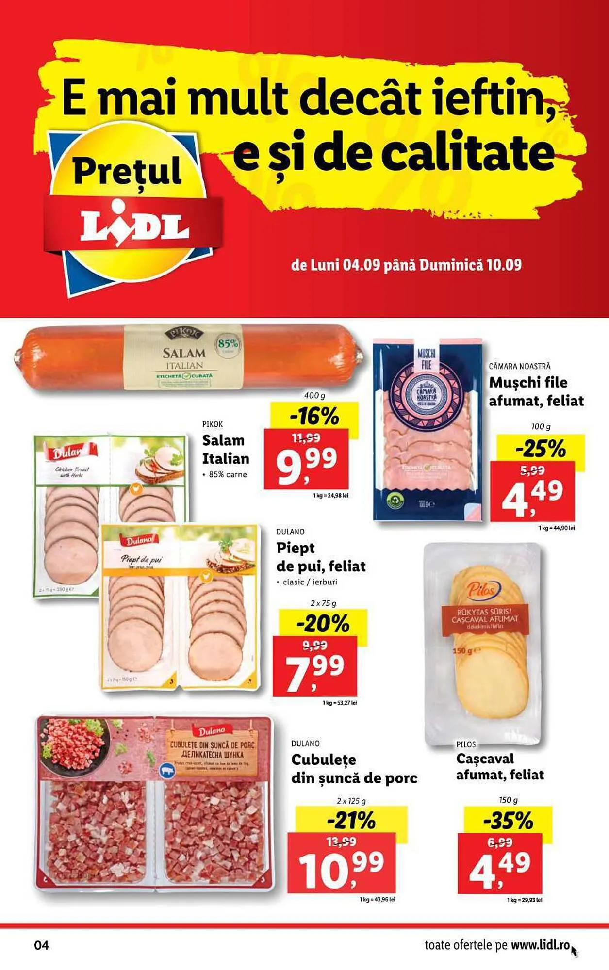 Catalog Lidl catalog de la 4 septembrie până la 10 septembrie 2023 - Revista Pagina 4