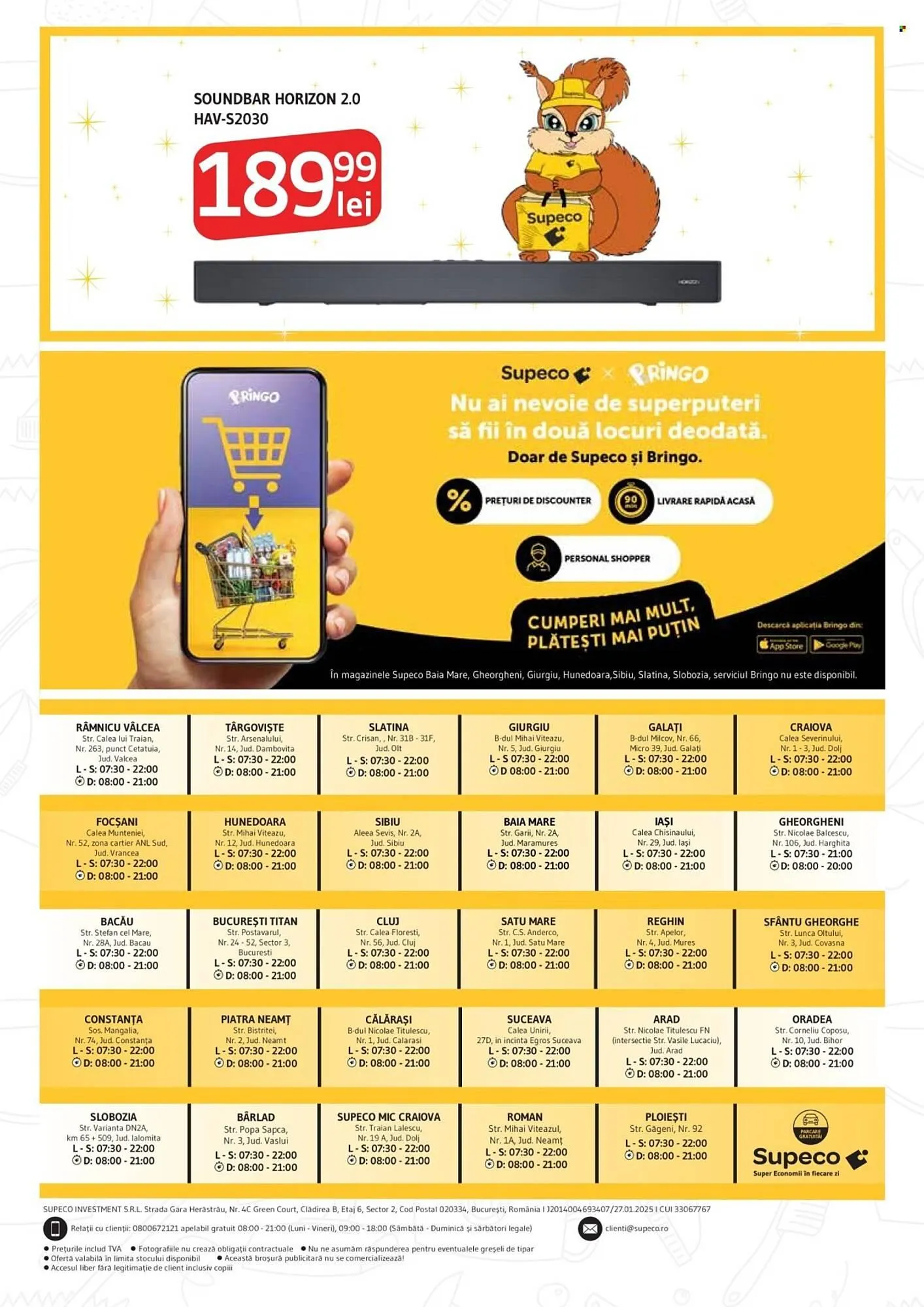 Catalog Catalog Supeco de la 22 ianuarie până la 4 februarie 2026 - Revista Pagina 16