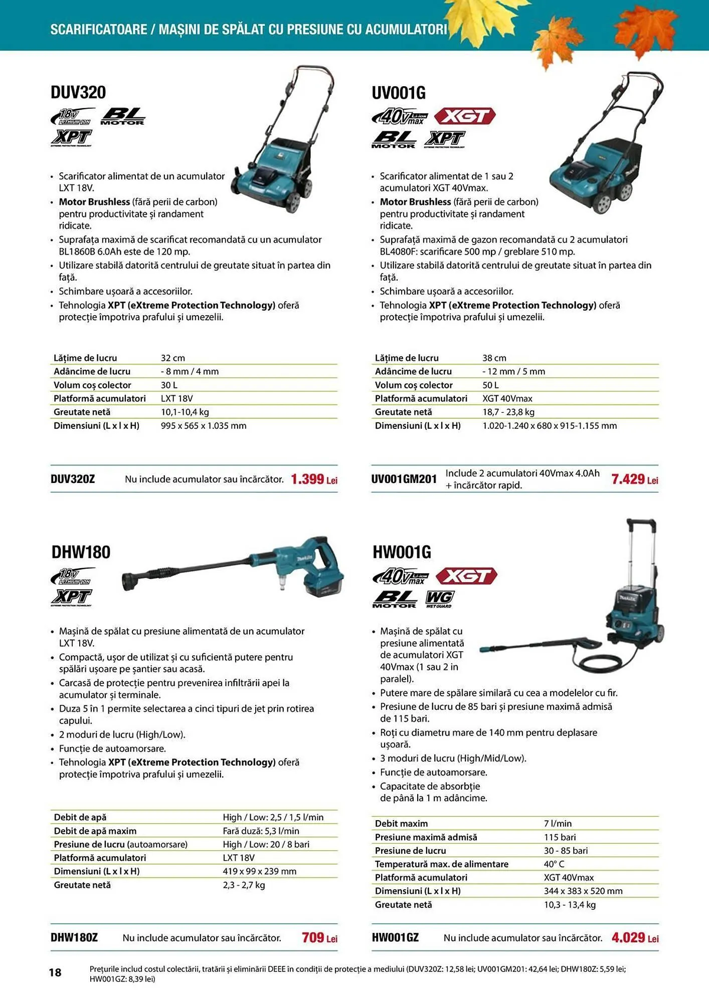 Catalog Catalog Makita de la 12 septembrie până la 24 decembrie 2025 - Revista Pagina 18