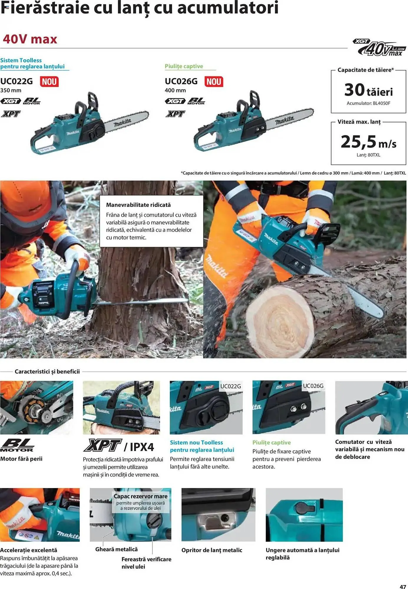 Catalog Catalog Makita de la 8 ianuarie până la 31 decembrie 2025 - Revista Pagina 47