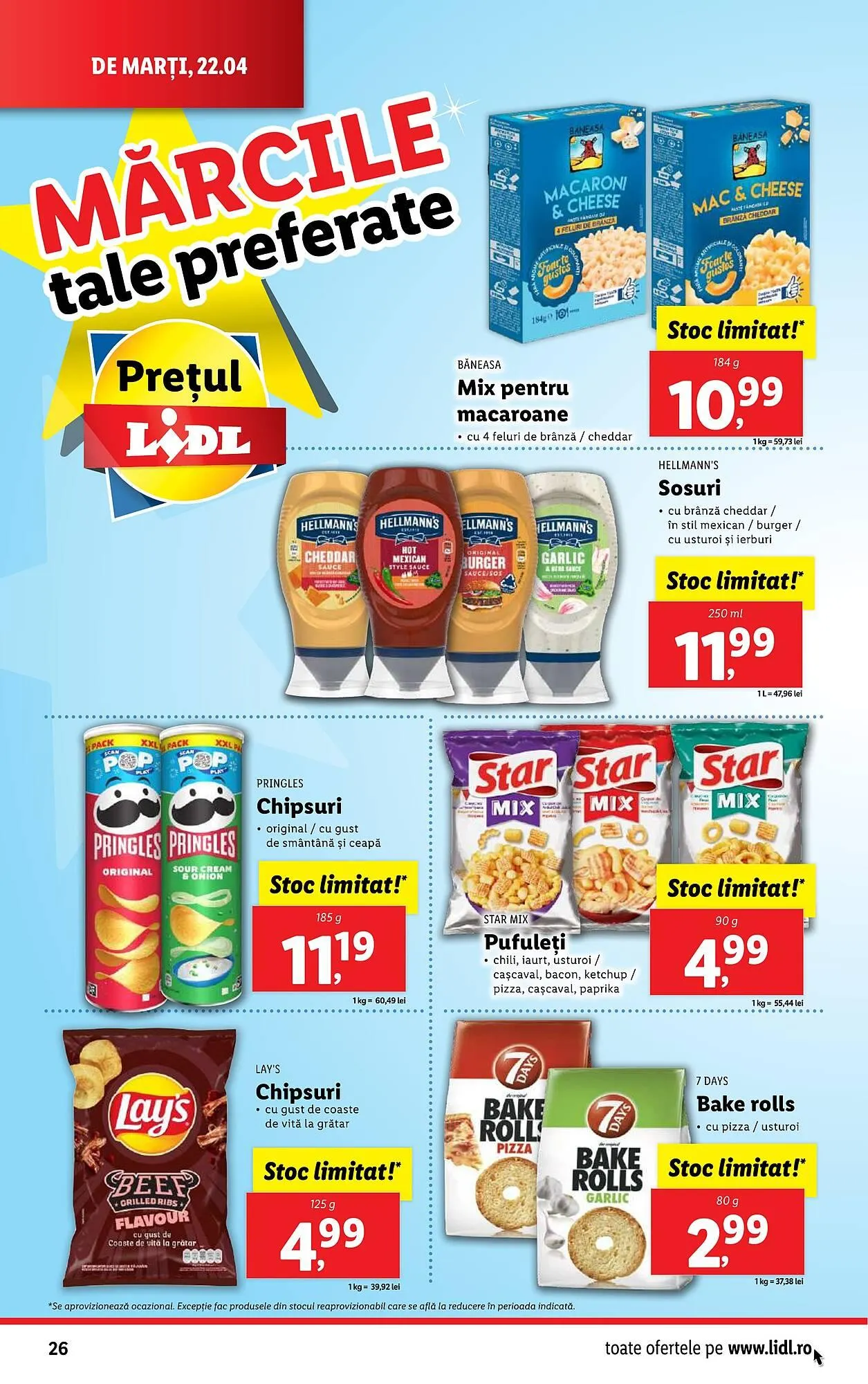 Catalog Catalog Lidl de la 22 aprilie până la 27 aprilie 2025 - Revista Pagina 26