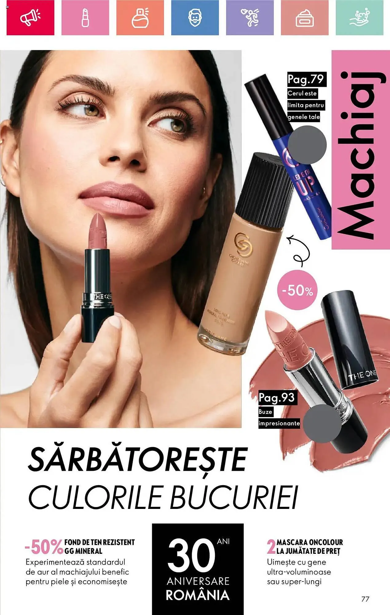 Catalog Catalog Oriflame de la 29 decembrie până la 18 ianuarie 2025 - Revista Pagina 77