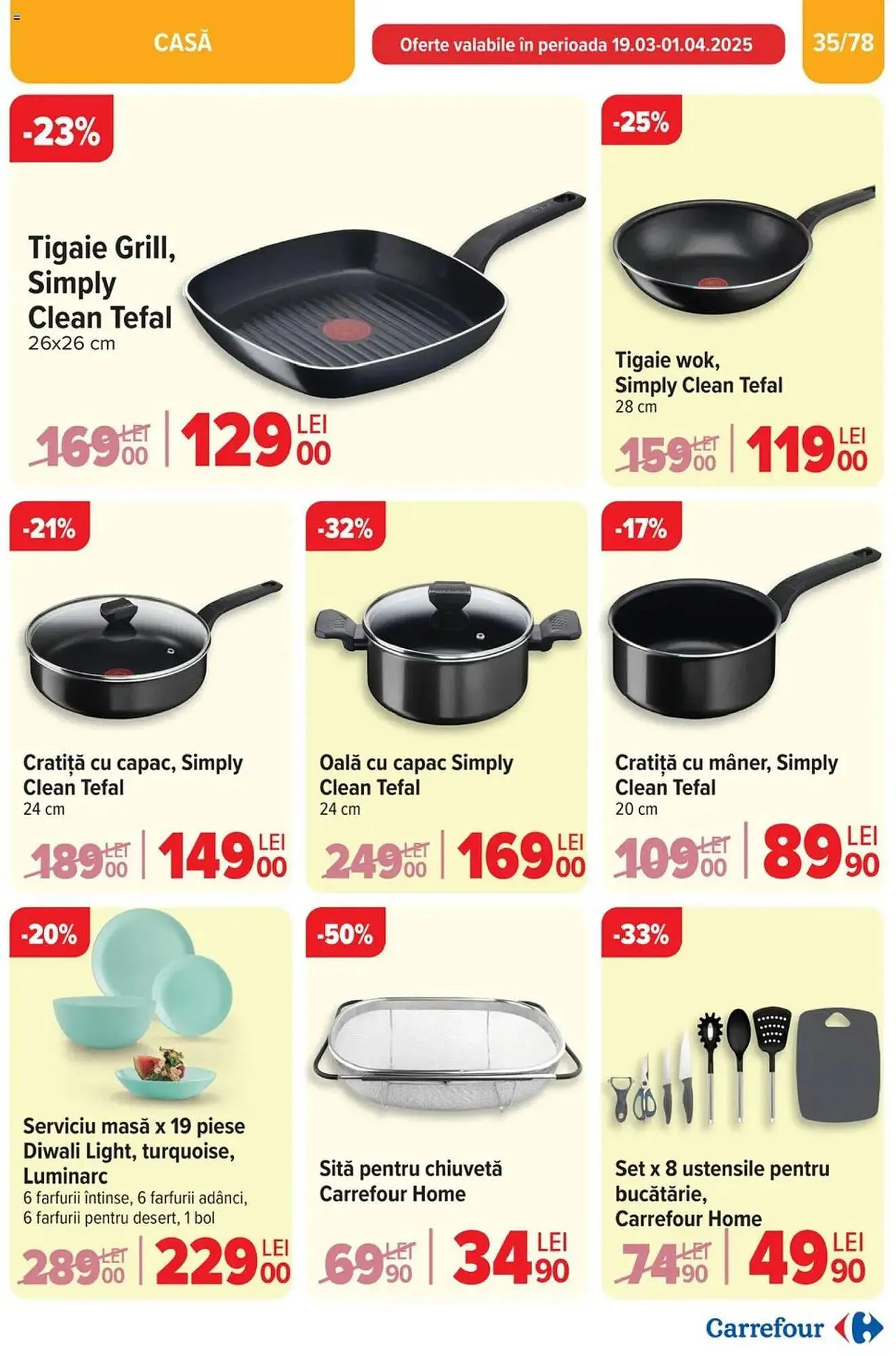 Catalog Catalog Carrefour de la 26 martie până la 1 aprilie 2025 - Revista Pagina 36