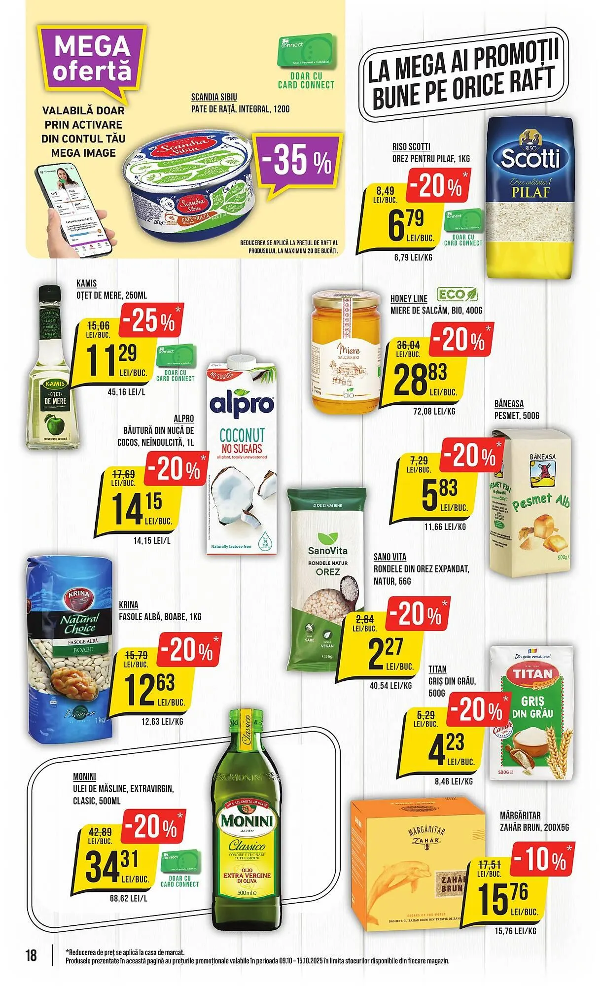 Catalog Catalog Mega Image de la 9 octombrie până la 15 octombrie 2025 - Revista Pagina 18