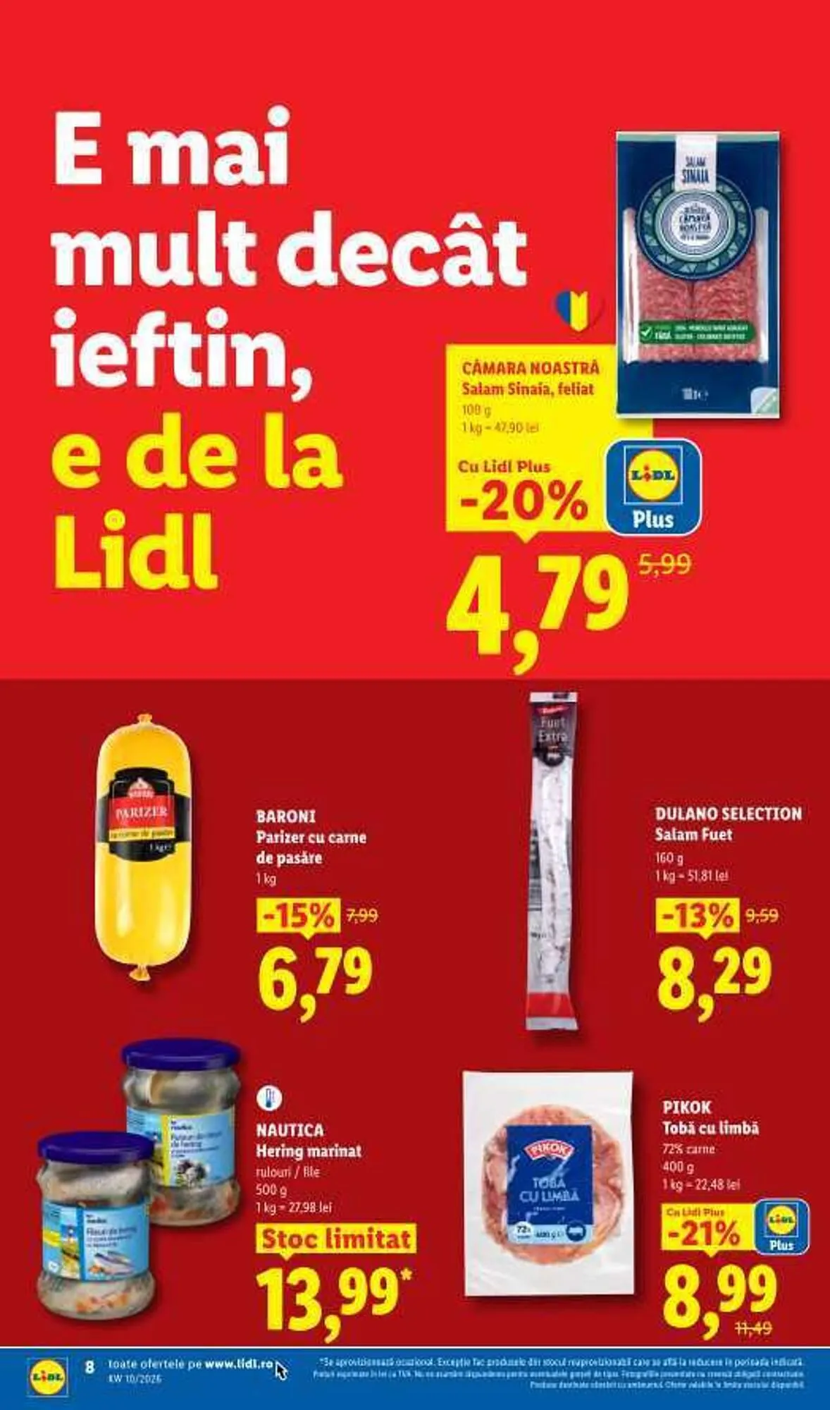 Catalog Catalog Lidl de la 2 martie până la 8 martie 2026 - Revista Pagina 8