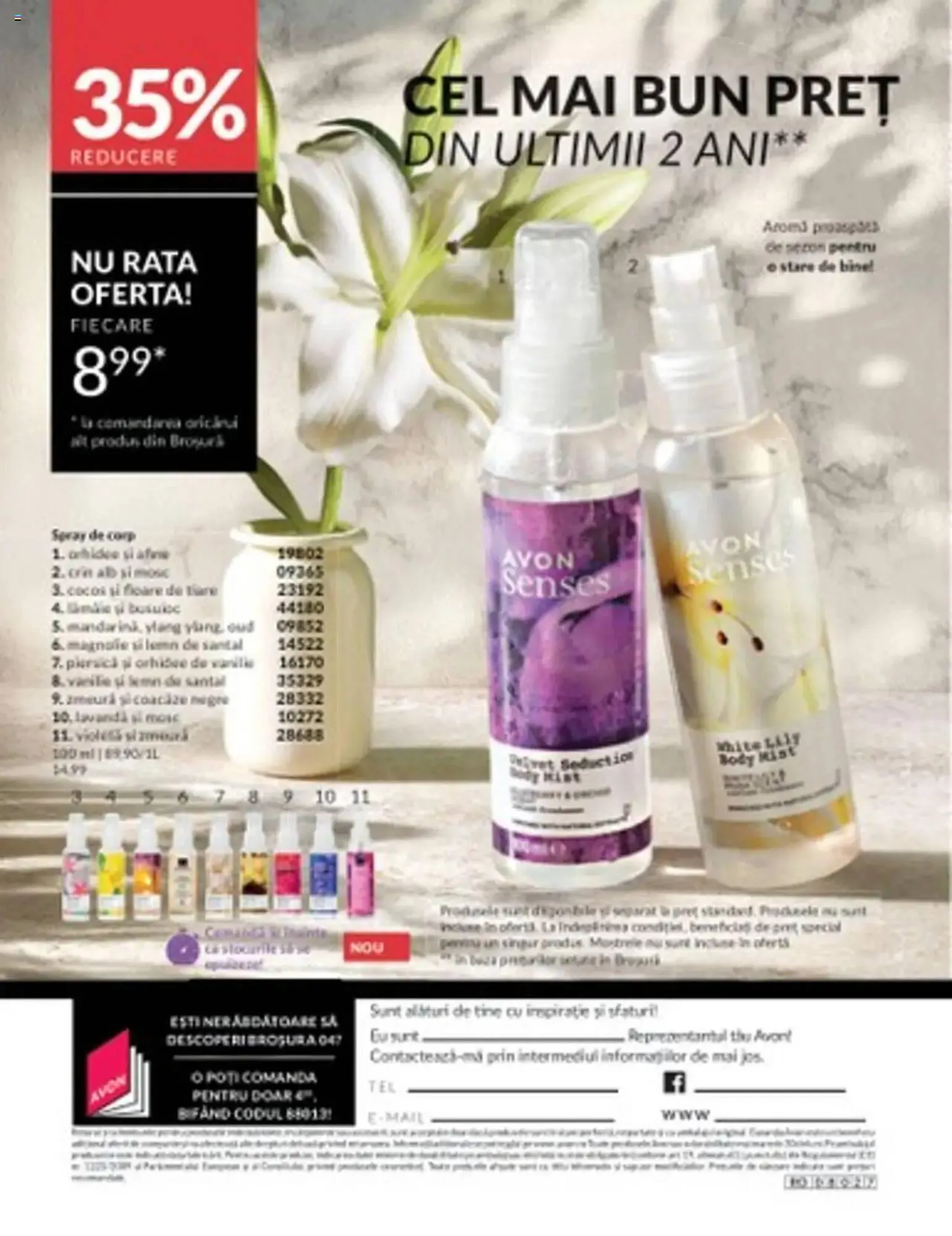 Catalog Catalog Avon de la 1 martie până la 31 martie 2025 - Revista Pagina 196