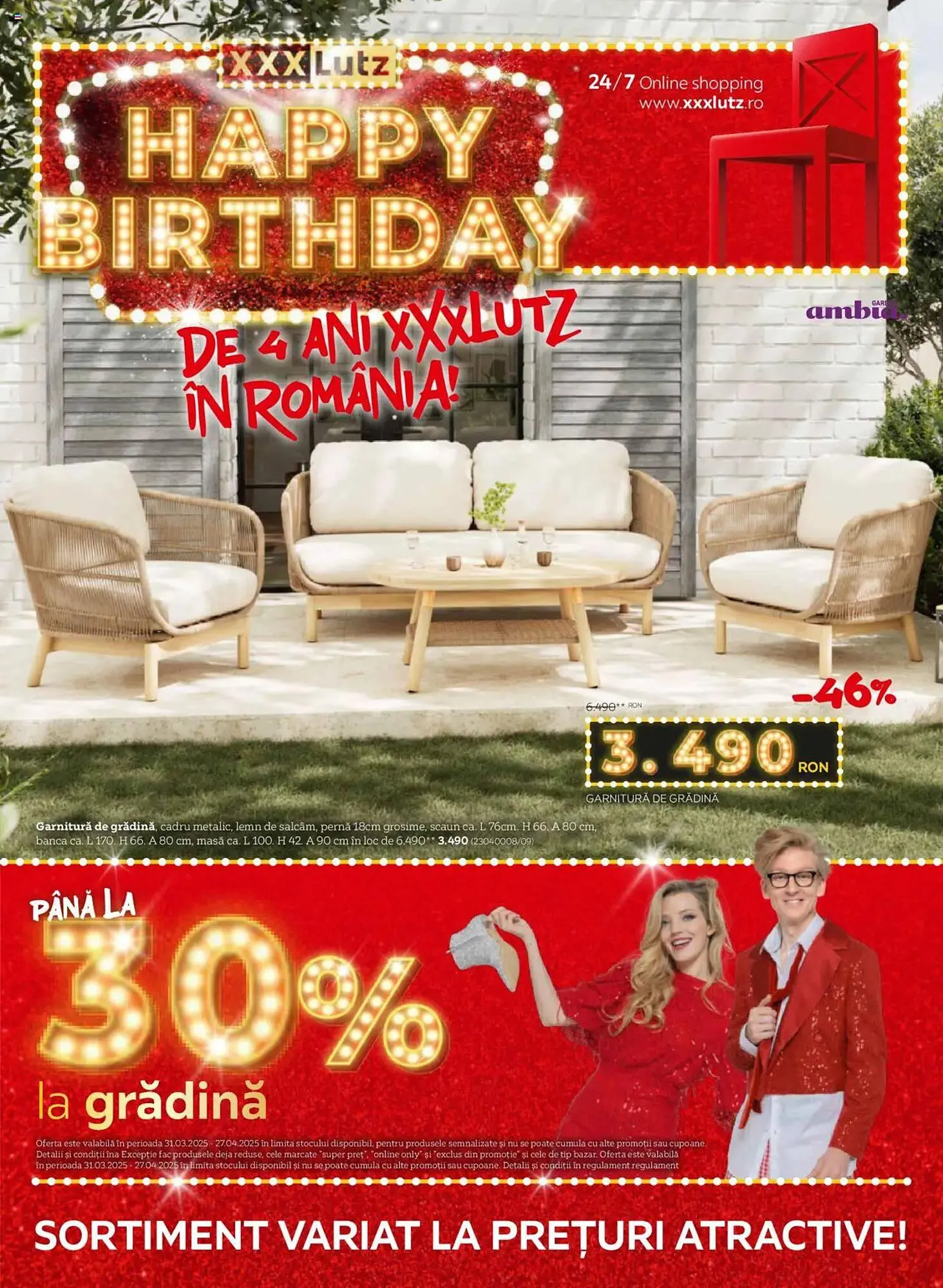 Catalog Catalog XXXLutz de la 31 martie până la 27 aprilie 2025 - Revista Pagina 1