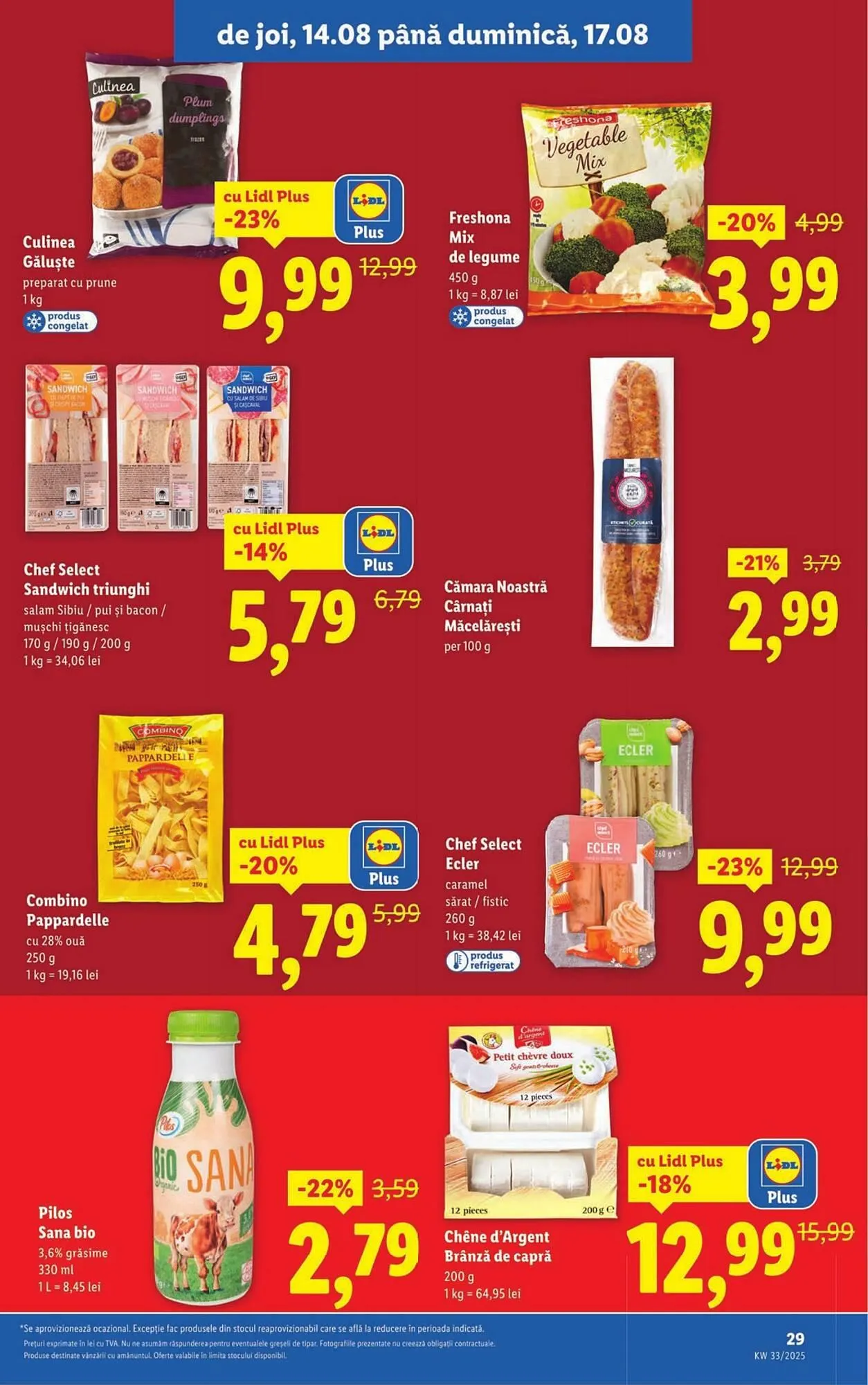Catalog Catalog Lidl de la 11 august până la 17 august 2025 - Revista Pagina 29