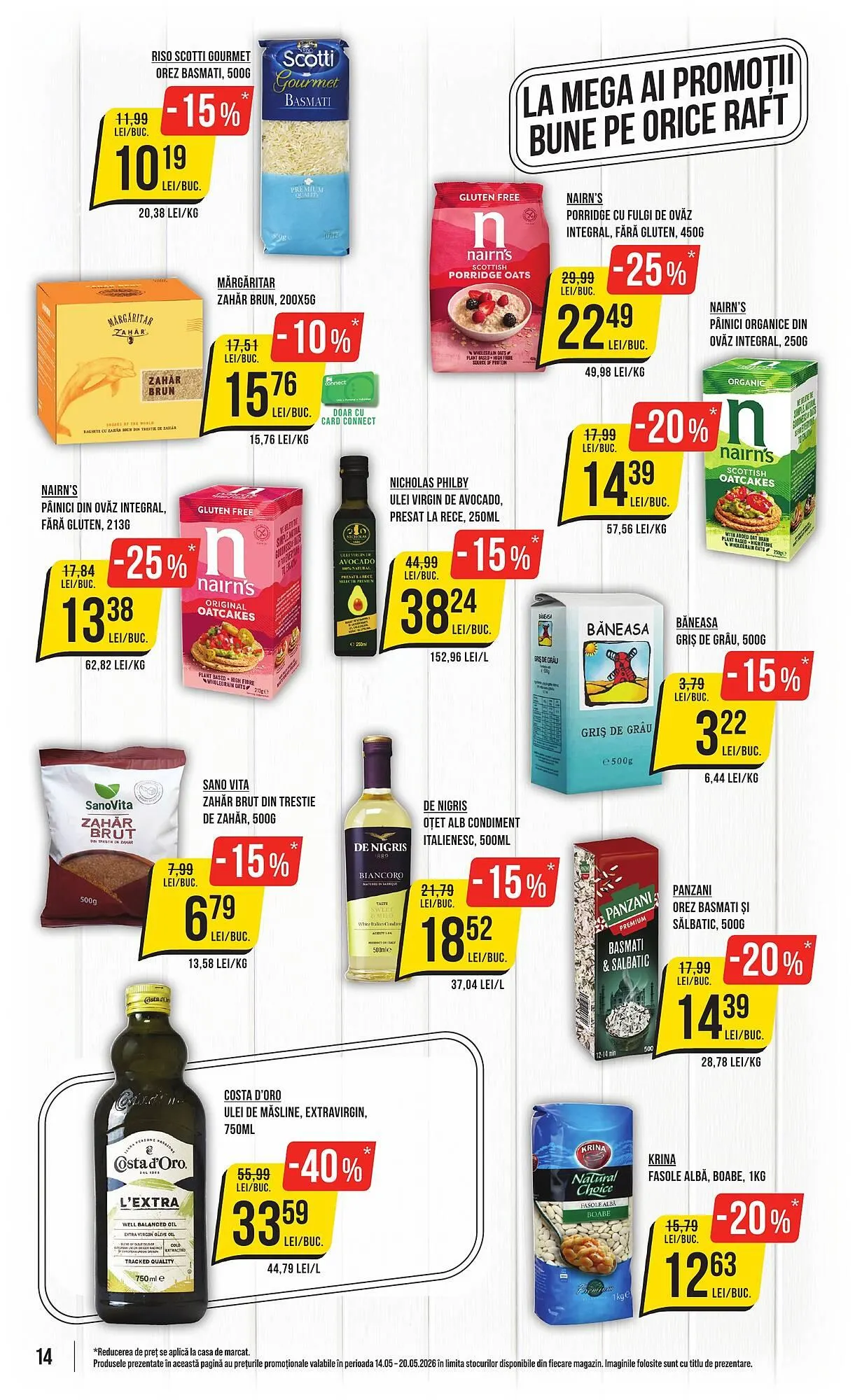 Catalog Catalog Mega Image de la 14 mai până la 20 mai 2026 - Revista Pagina 14