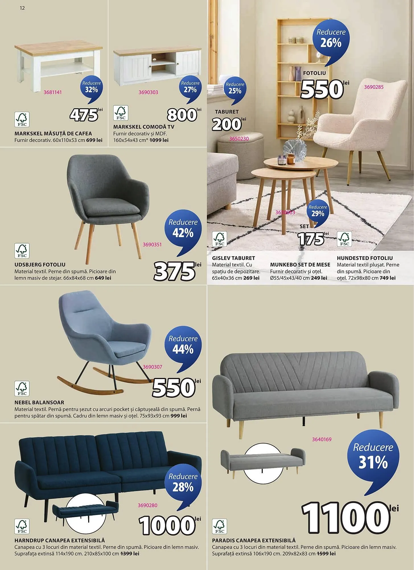 Catalog Catalog JYSK de la 6 mai până la 4 iunie 2025 - Revista Pagina 12