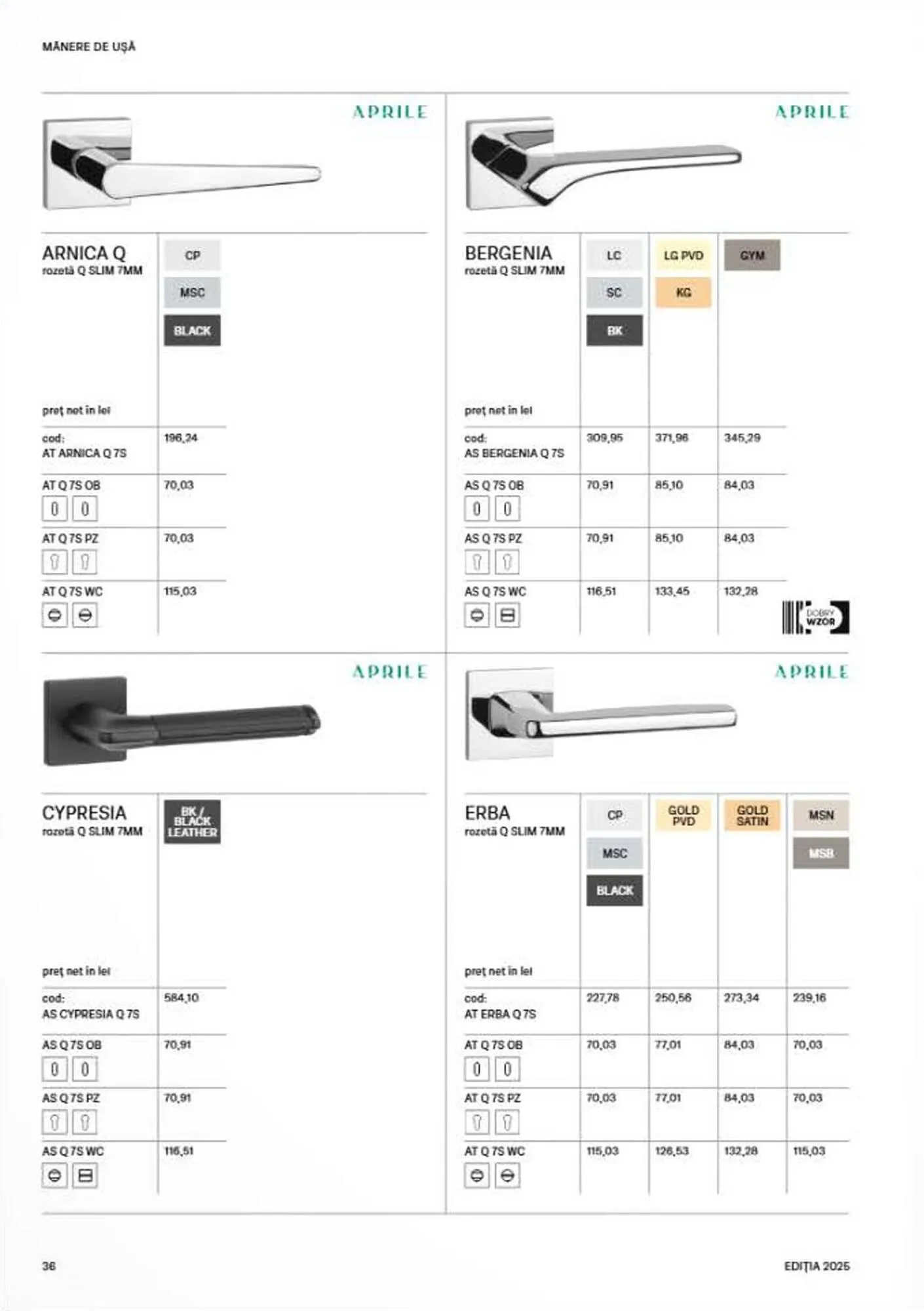 Catalog Catalog Proges de la 8 septembrie până la 31 decembrie 2025 - Revista Pagina 38