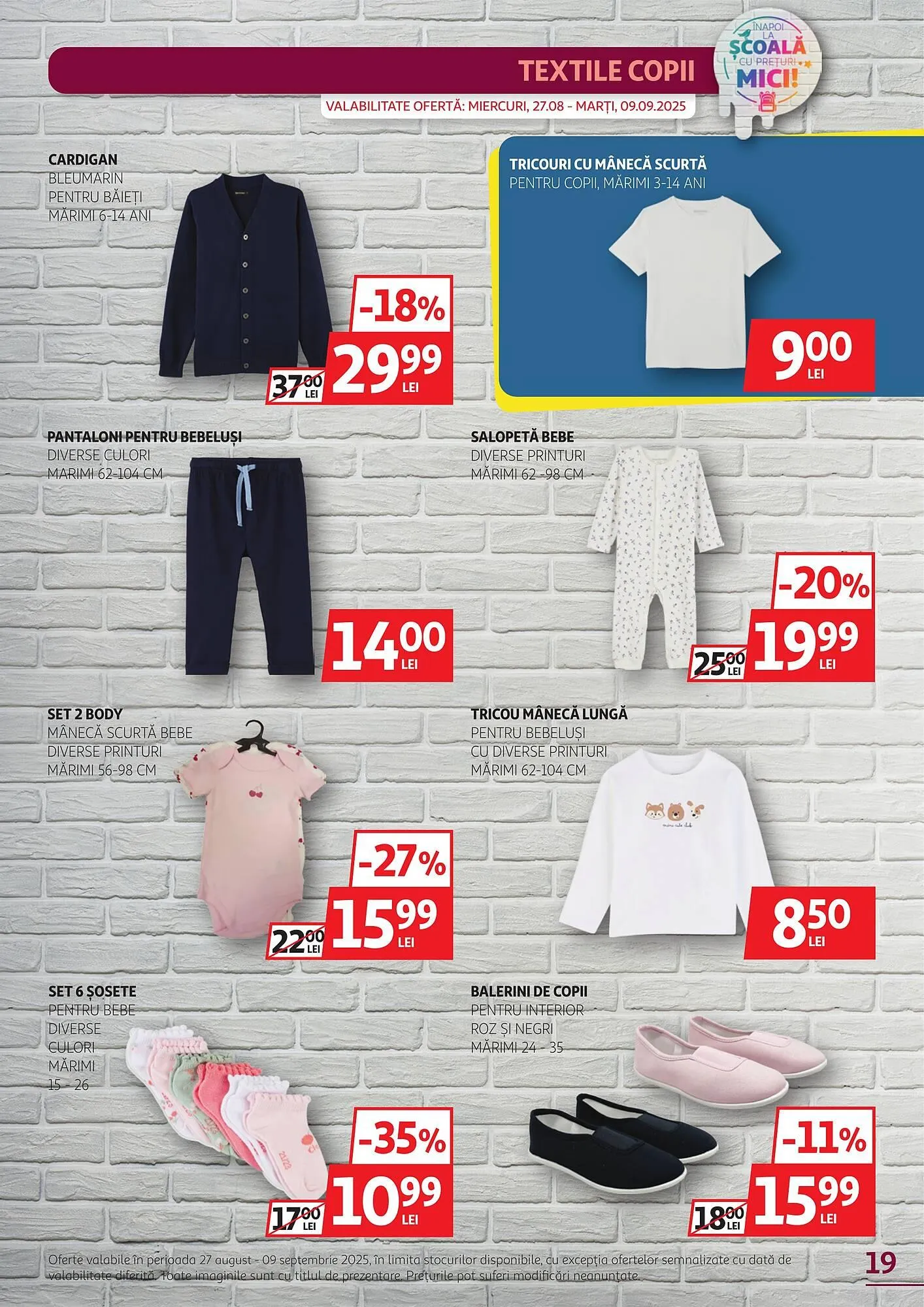 Catalog Catalog Auchan de la 27 august până la 9 septembrie 2025 - Revista Pagina 19