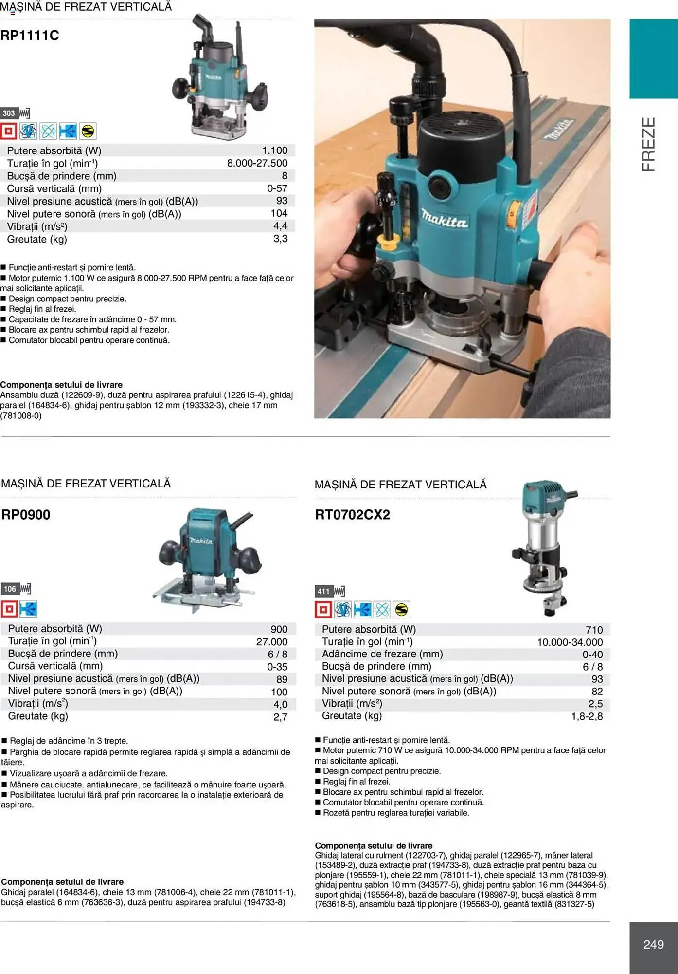 Catalog Catalog Makita de la 8 ianuarie până la 31 decembrie 2025 - Revista Pagina 249