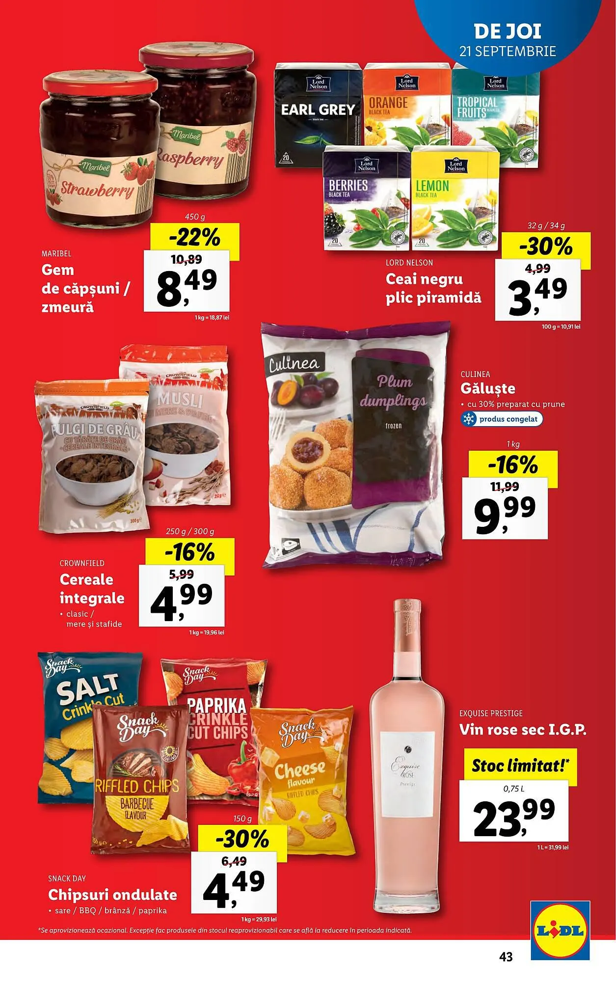 Catalog Lidl catalog de la 18 septembrie până la 24 septembrie 2023 - Revista Pagina 43