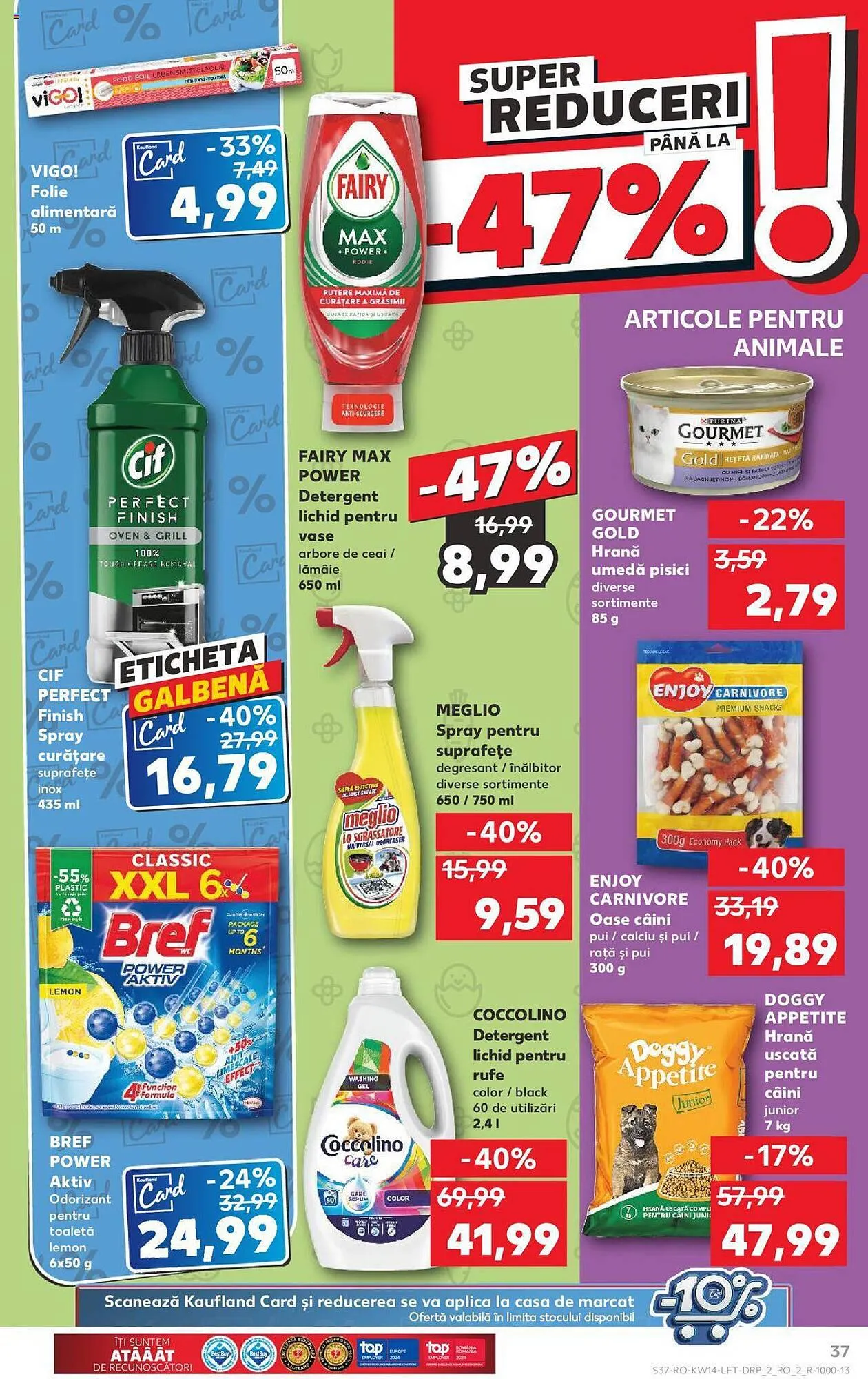 Catalog Kaufland catalog de la 3 aprilie până la 9 aprilie 2024 - Revista Pagina 37