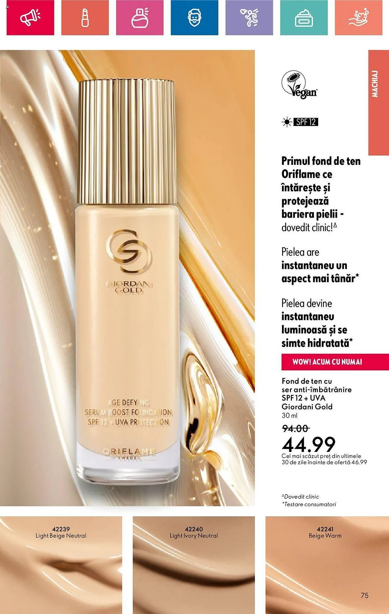 Catalog Oriflame catalog de la 28 mai până la 17 iunie 2024 - Revista Pagina 75