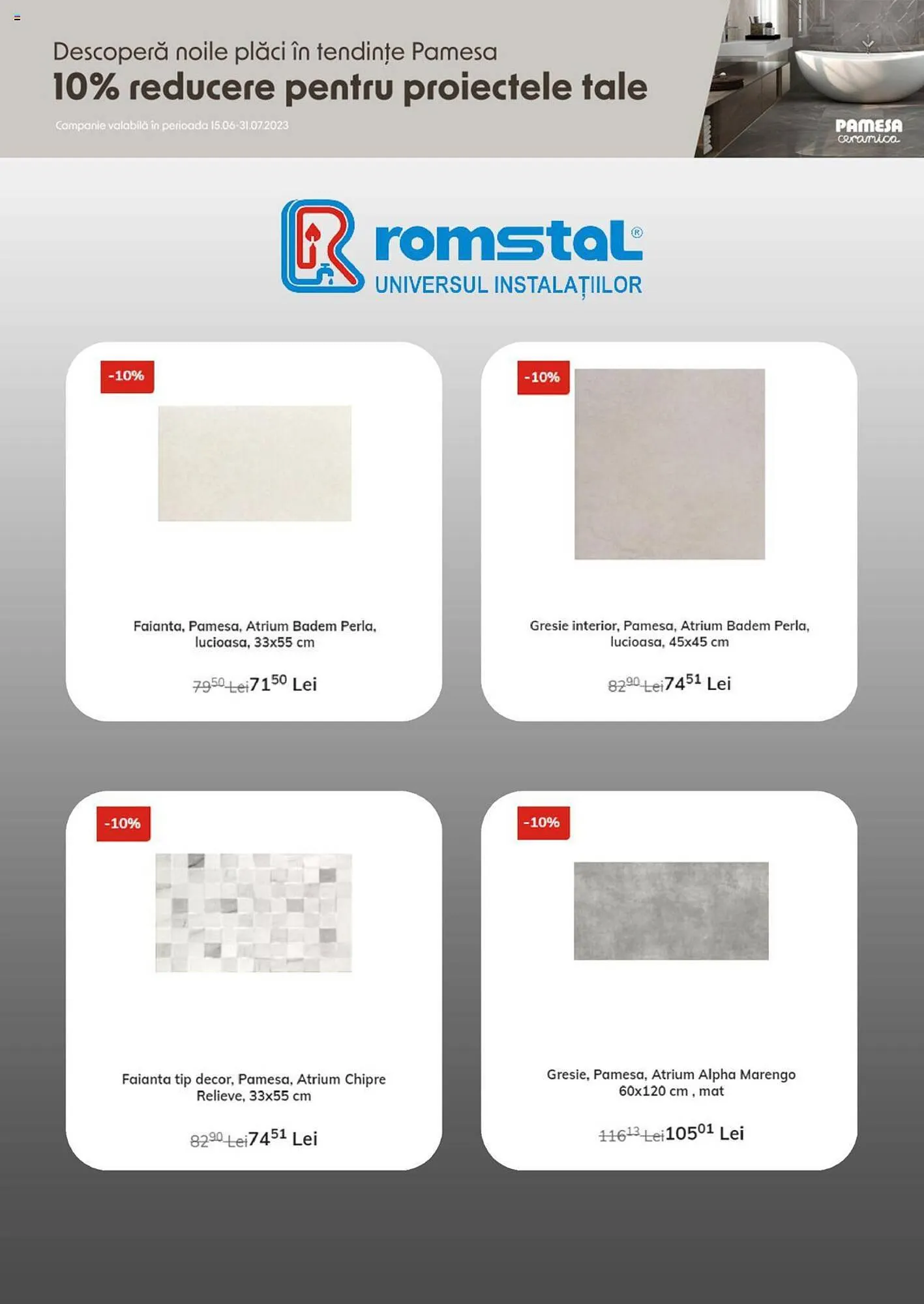 Catalog Romstal catalog de la 1 iulie până la 31 iulie 2023 - Revista Pagina 4