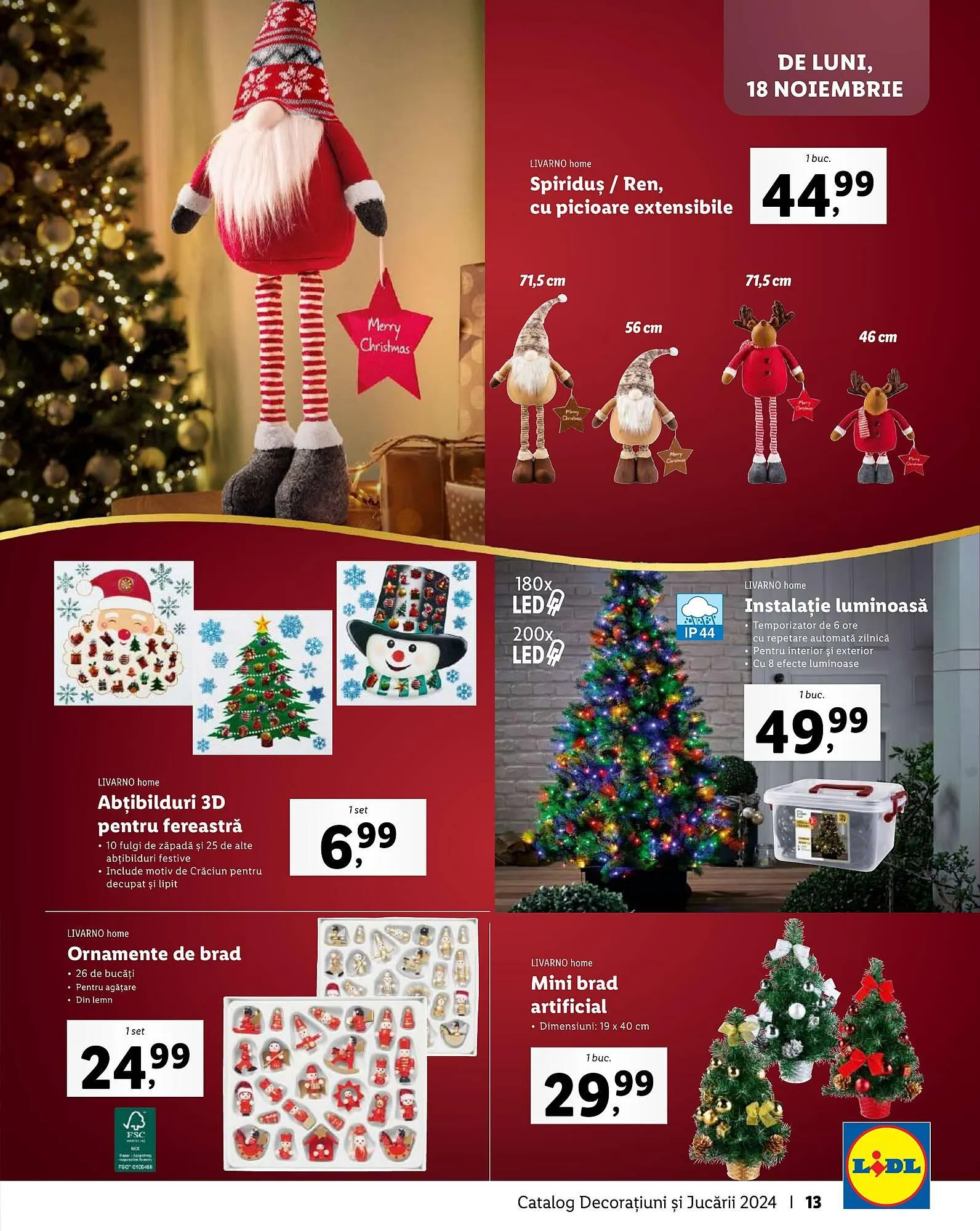 Catalog Catalog Lidl de la 4 noiembrie până la 24 decembrie 2024 - Revista Pagina 13