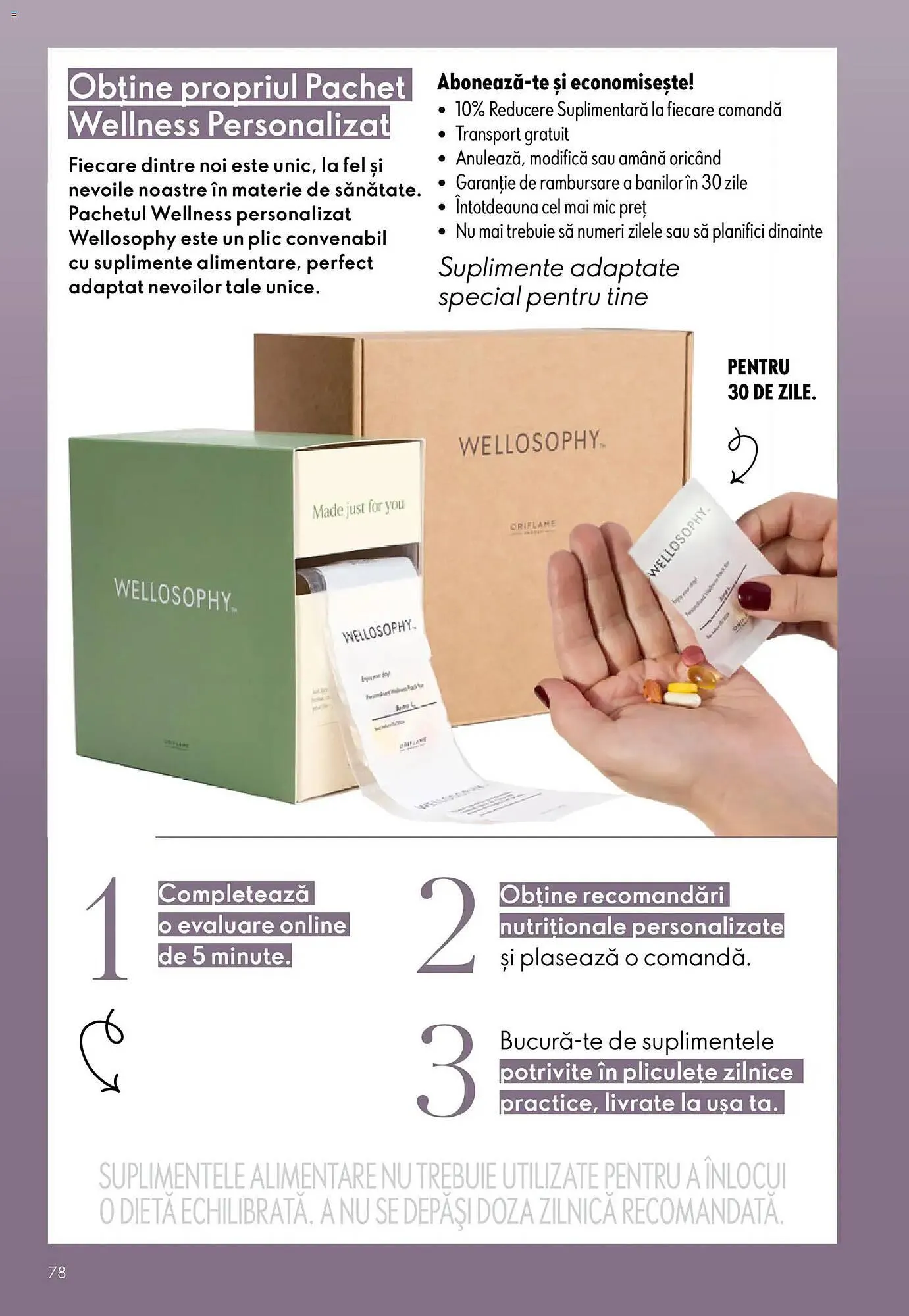 Catalog Catalog Oriflame de la 17 iunie până la 7 iulie 2026 - Revista Pagina 78