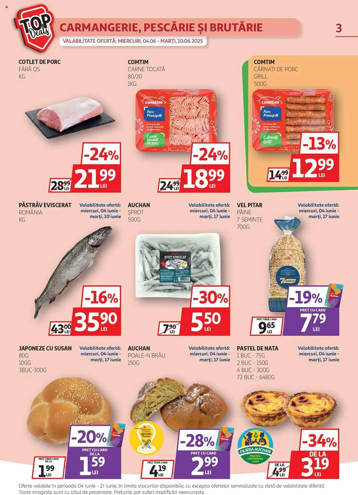 Catalog Catalog Auchan de la 4 iunie până la 17 iunie 2025 - Revista Pagina 3