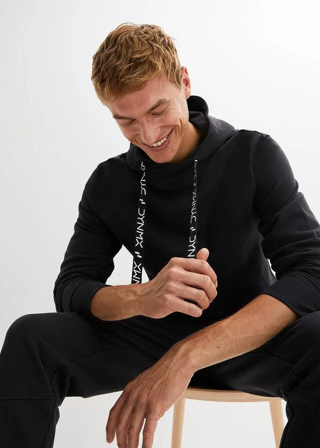 Hanorac cu detalii sport, din bumbac durabil