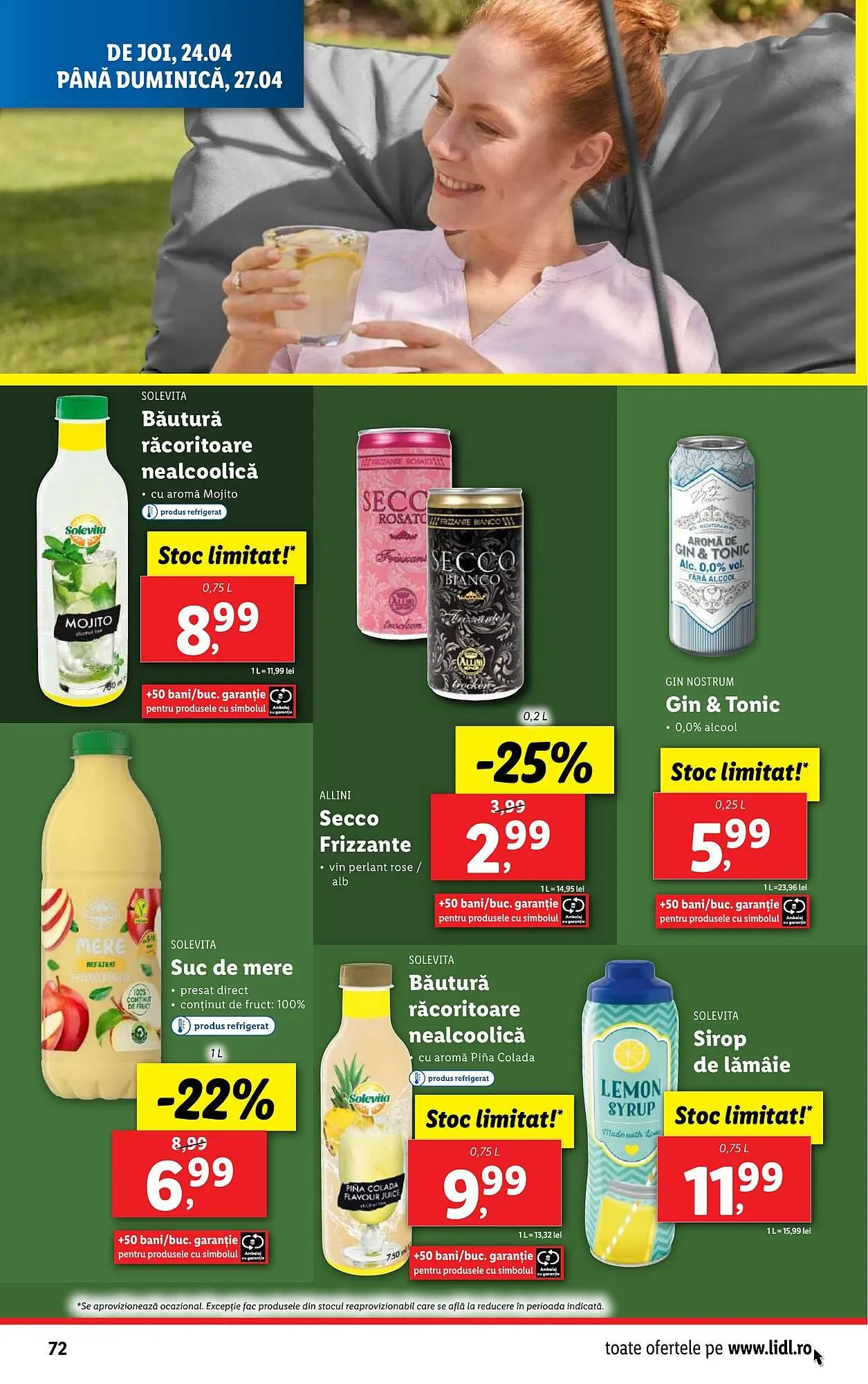 Catalog Catalog Lidl de la 22 aprilie până la 27 aprilie 2025 - Revista Pagina 72