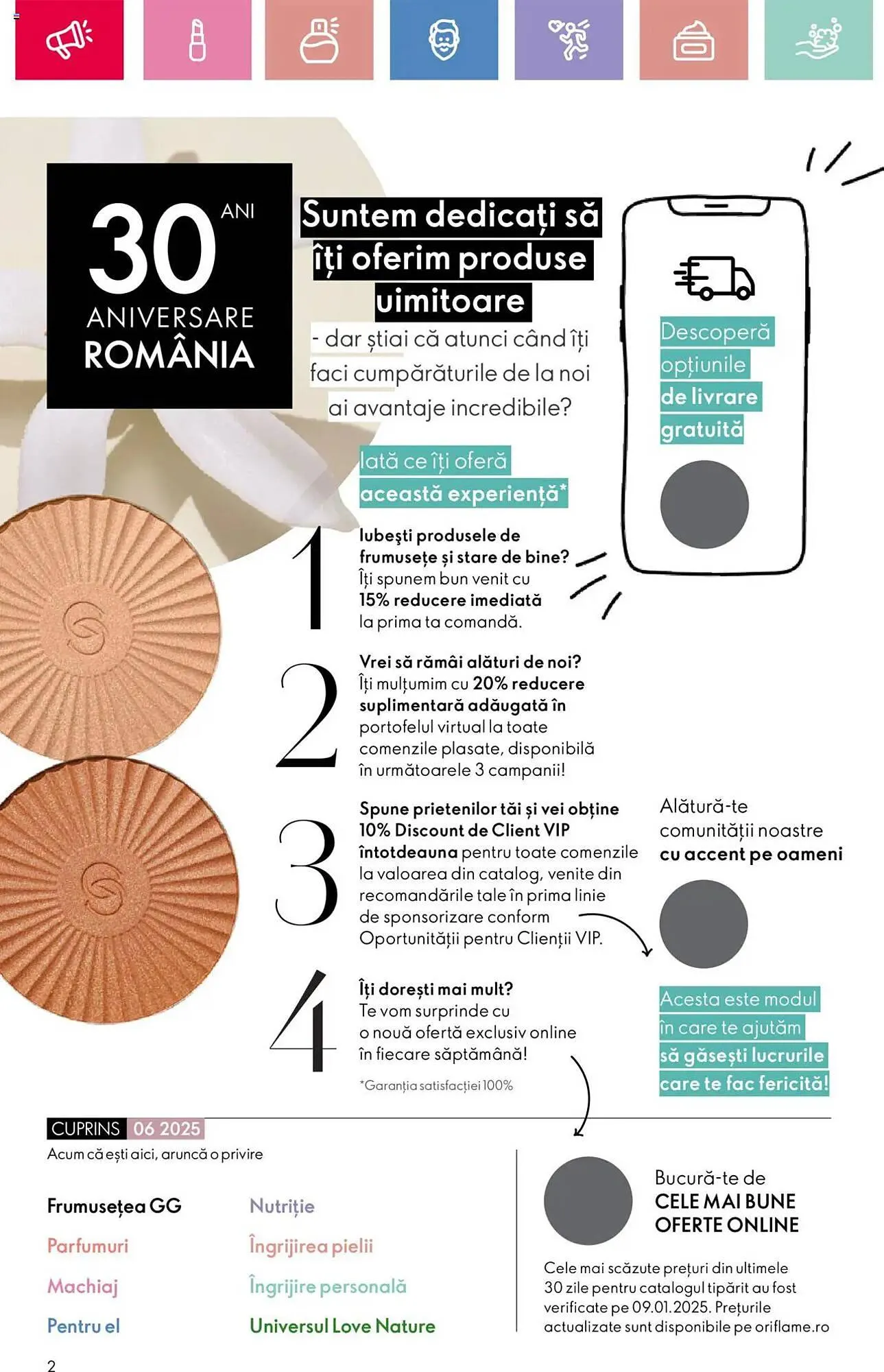 Catalog Catalog Oriflame de la 13 aprilie până la 3 mai 2025 - Revista Pagina 2