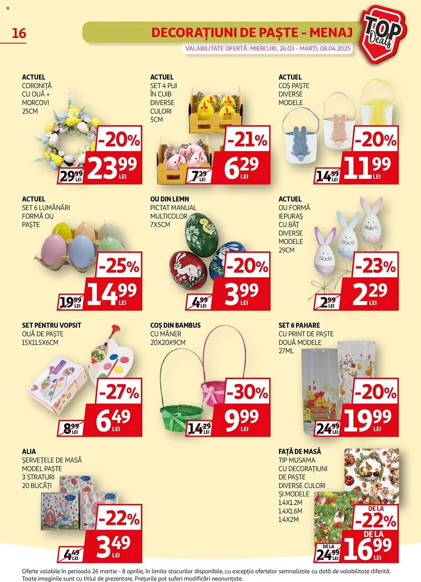 Catalog Catalog Auchan de la 26 martie până la 8 aprilie 2025 - Revista Pagina 16