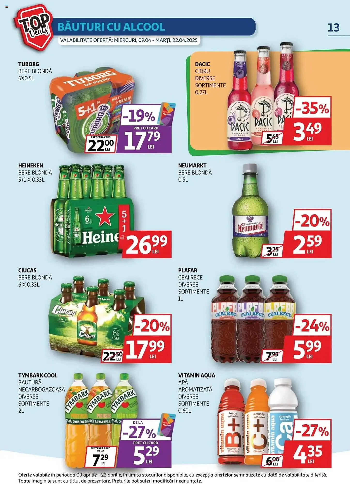 Catalog Catalog Auchan de la 9 aprilie până la 22 aprilie 2025 - Revista Pagina 13