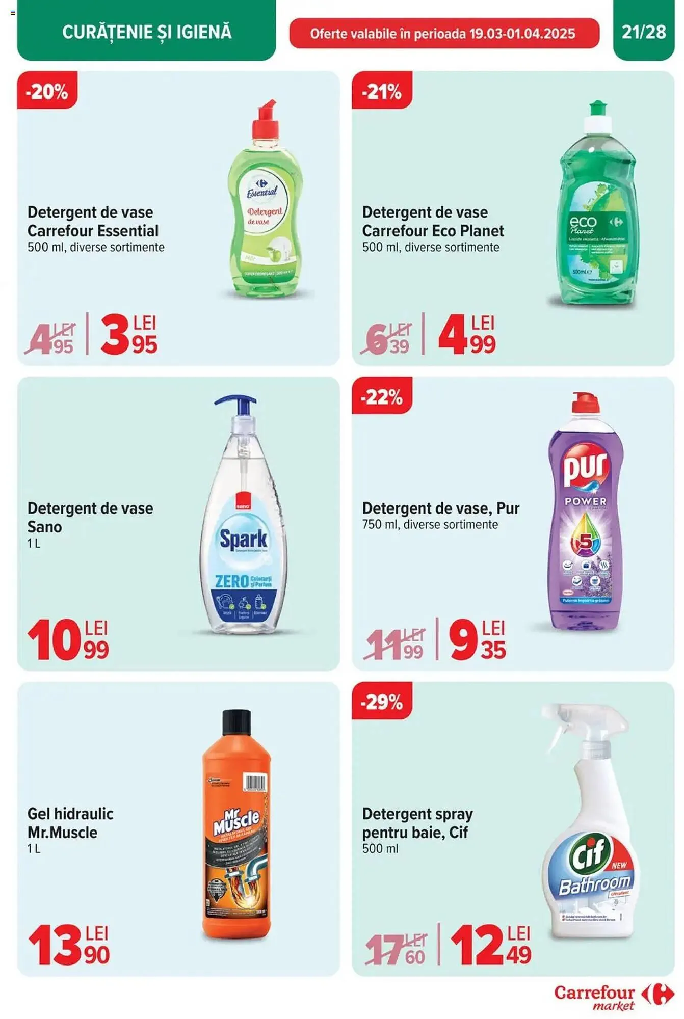 Catalog Catalog Carrefour de la 26 martie până la 1 aprilie 2025 - Revista Pagina 21