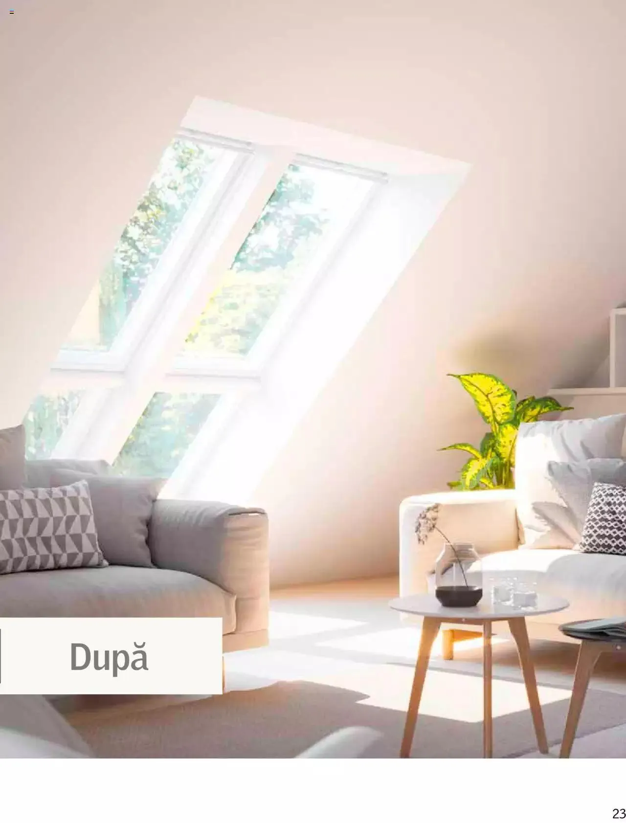 Catalog Velux catalog - Ghid pentru înlocuirea ferestrelor de mansardă de la 27 decembrie până la 31 decembrie 2024 - Revista Pagina 23
