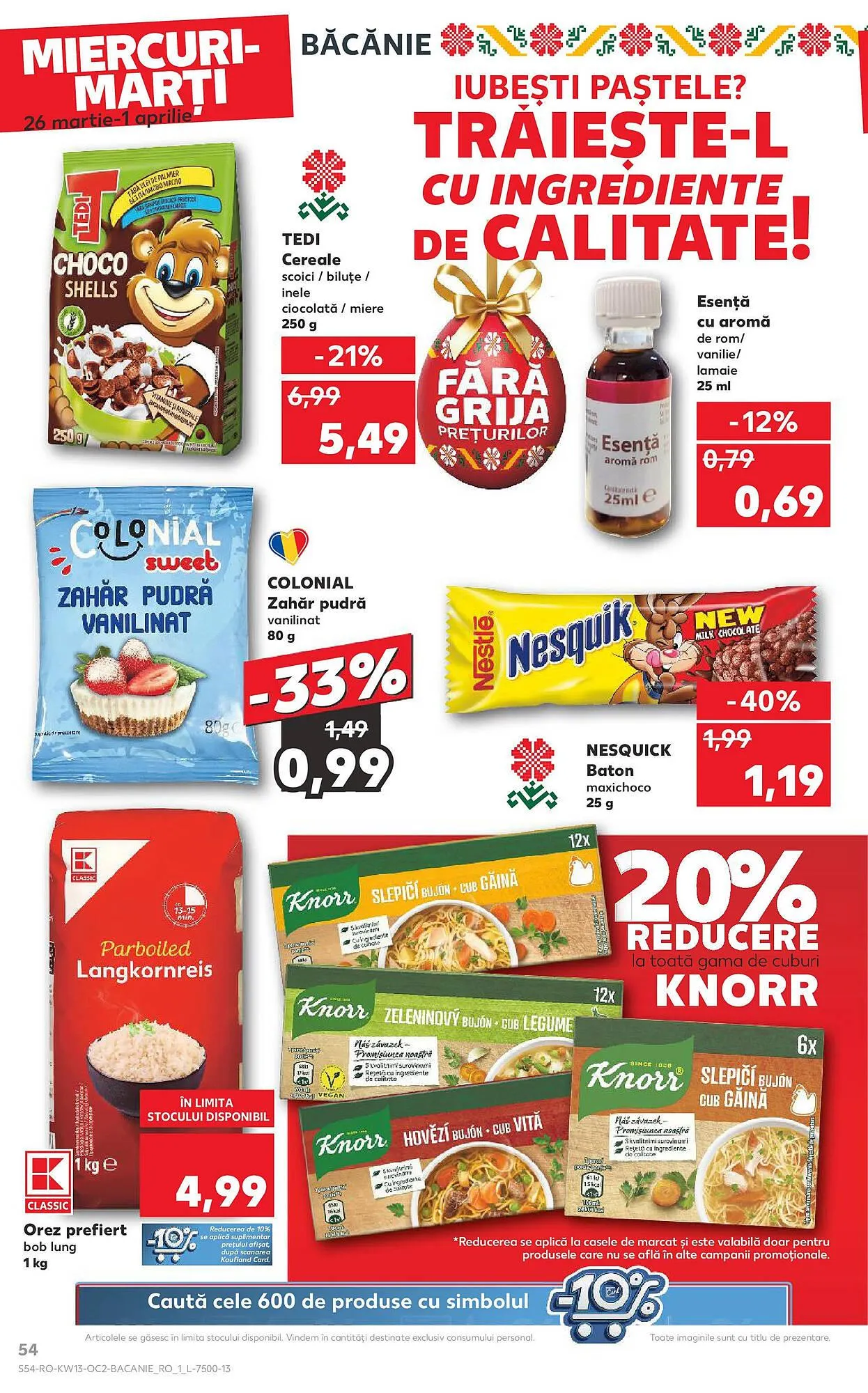 Catalog Catalog Kaufland de la 25 martie până la 30 martie 2025 - Revista Pagina 54