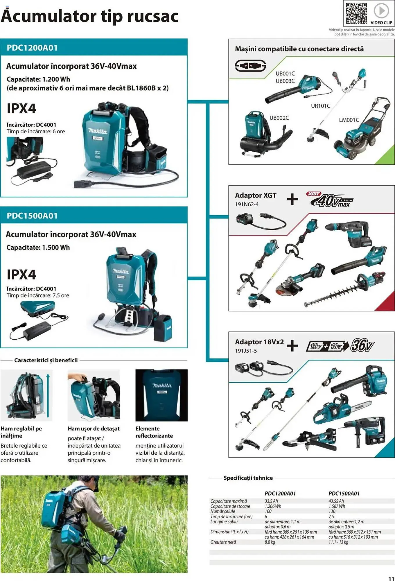 Catalog Catalog Makita de la 8 ianuarie până la 31 decembrie 2025 - Revista Pagina 11