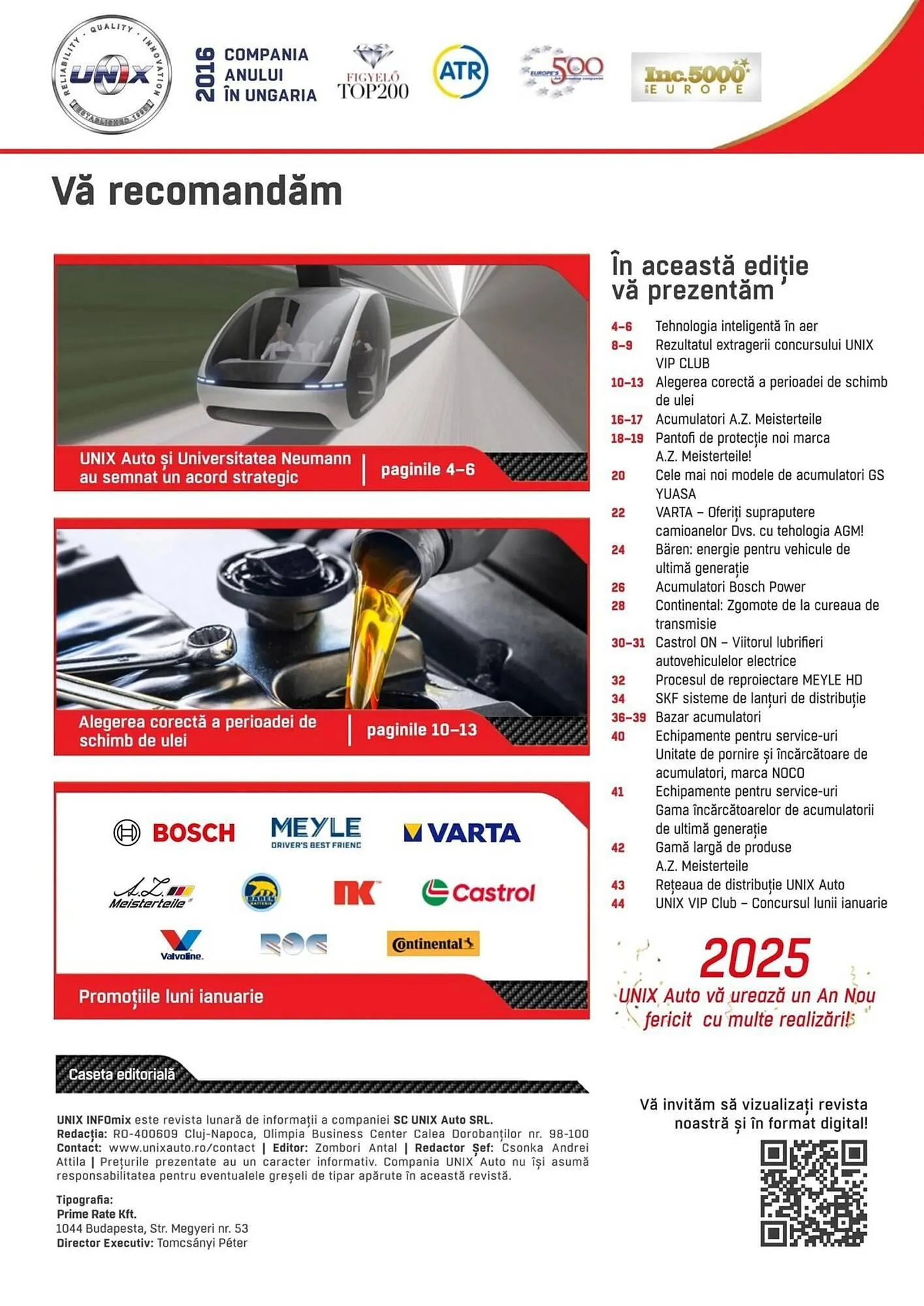 Catalog Catalog UNIX Auto de la 7 ianuarie până la 31 ianuarie 2025 - Revista Pagina 3