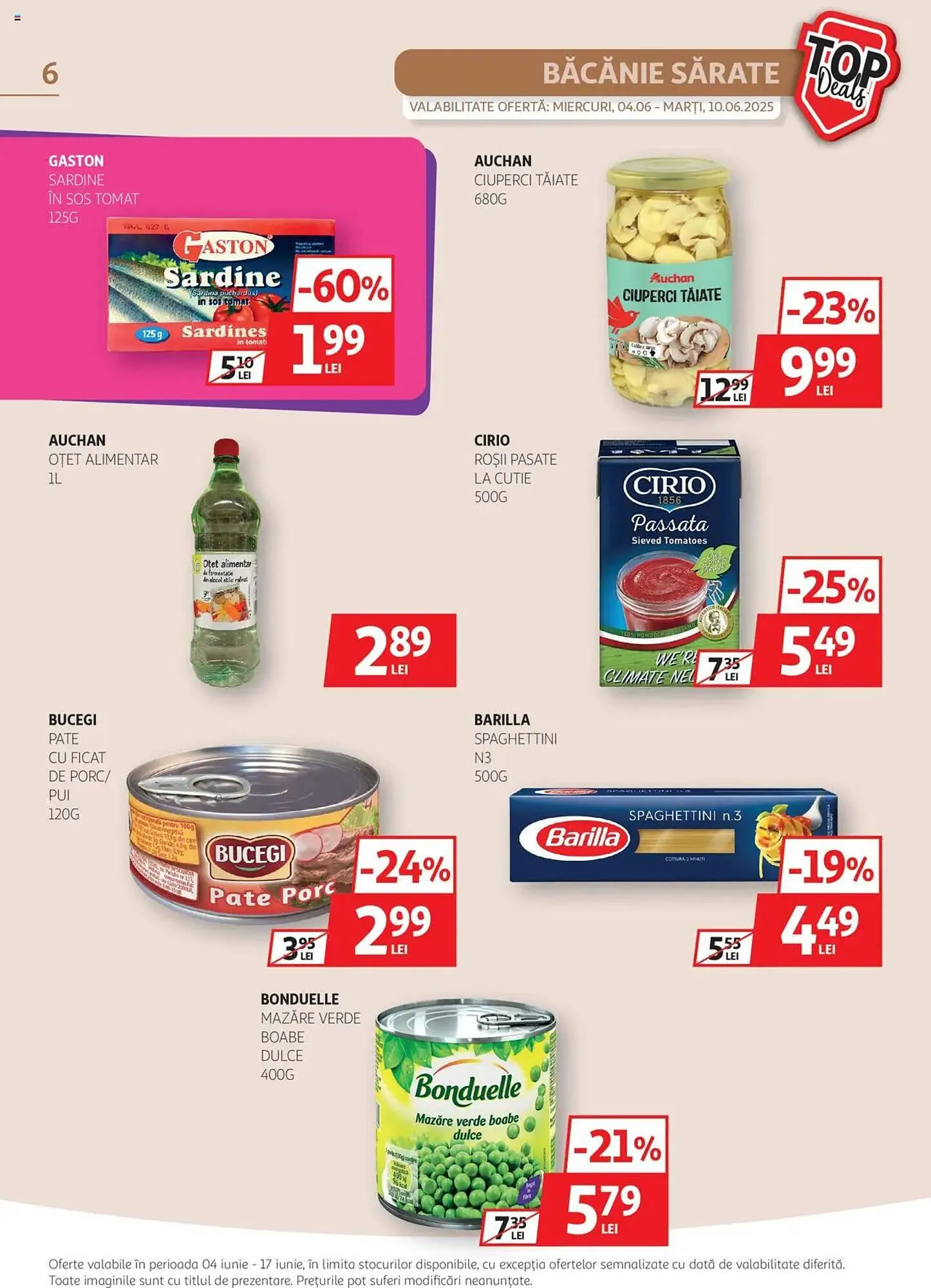 Catalog Catalog Auchan de la 4 iunie până la 17 iunie 2025 - Revista Pagina 6