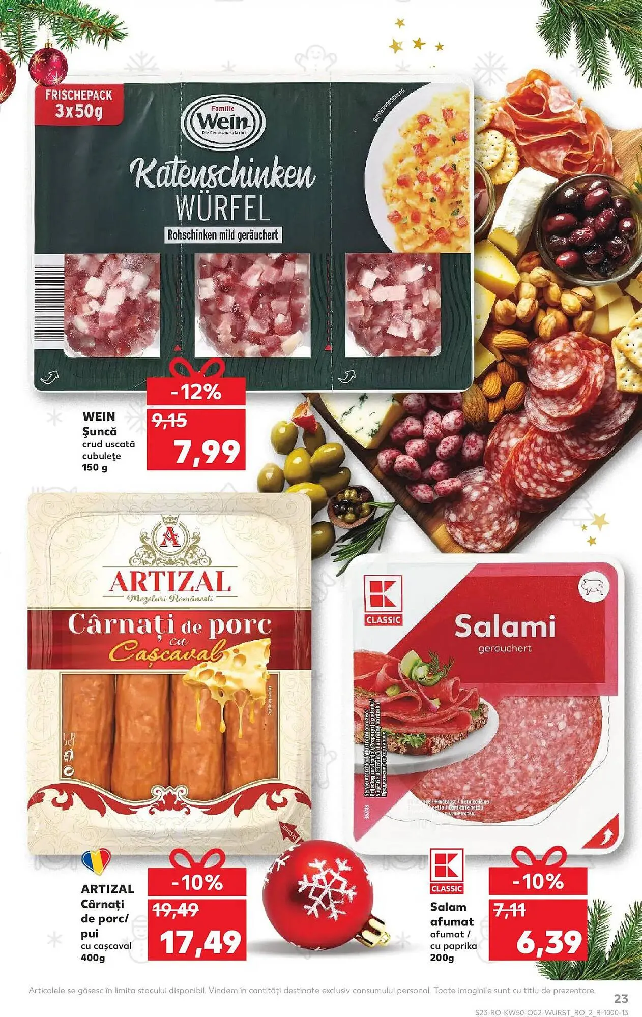 Catalog Catalog Kaufland de la 10 decembrie până la 16 decembrie 2025 - Revista Pagina 23